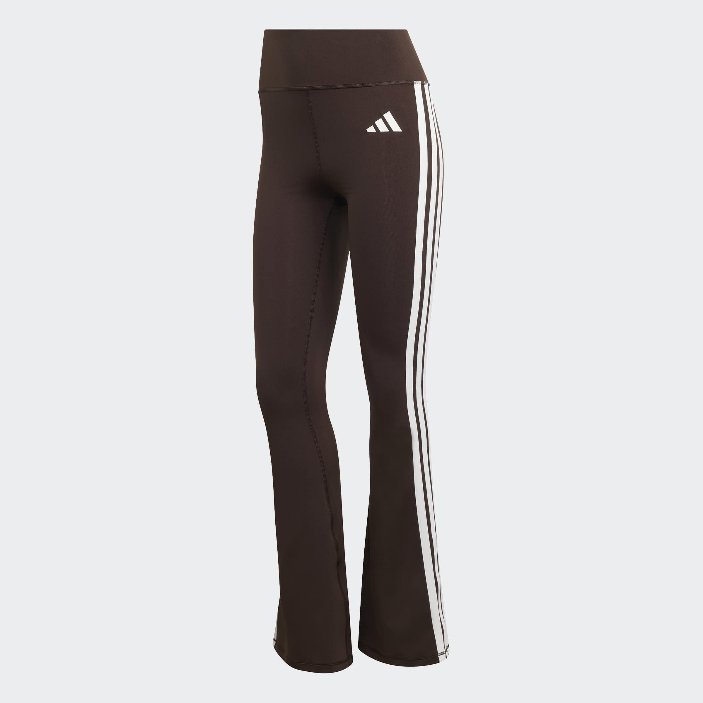 adidas Performance Trainingstights »OPTIME ESSENTIALS 3-STREIFEN FLARED LEGGINGS«  aus Polyester und Elasthan, mit climacool® Technologie
