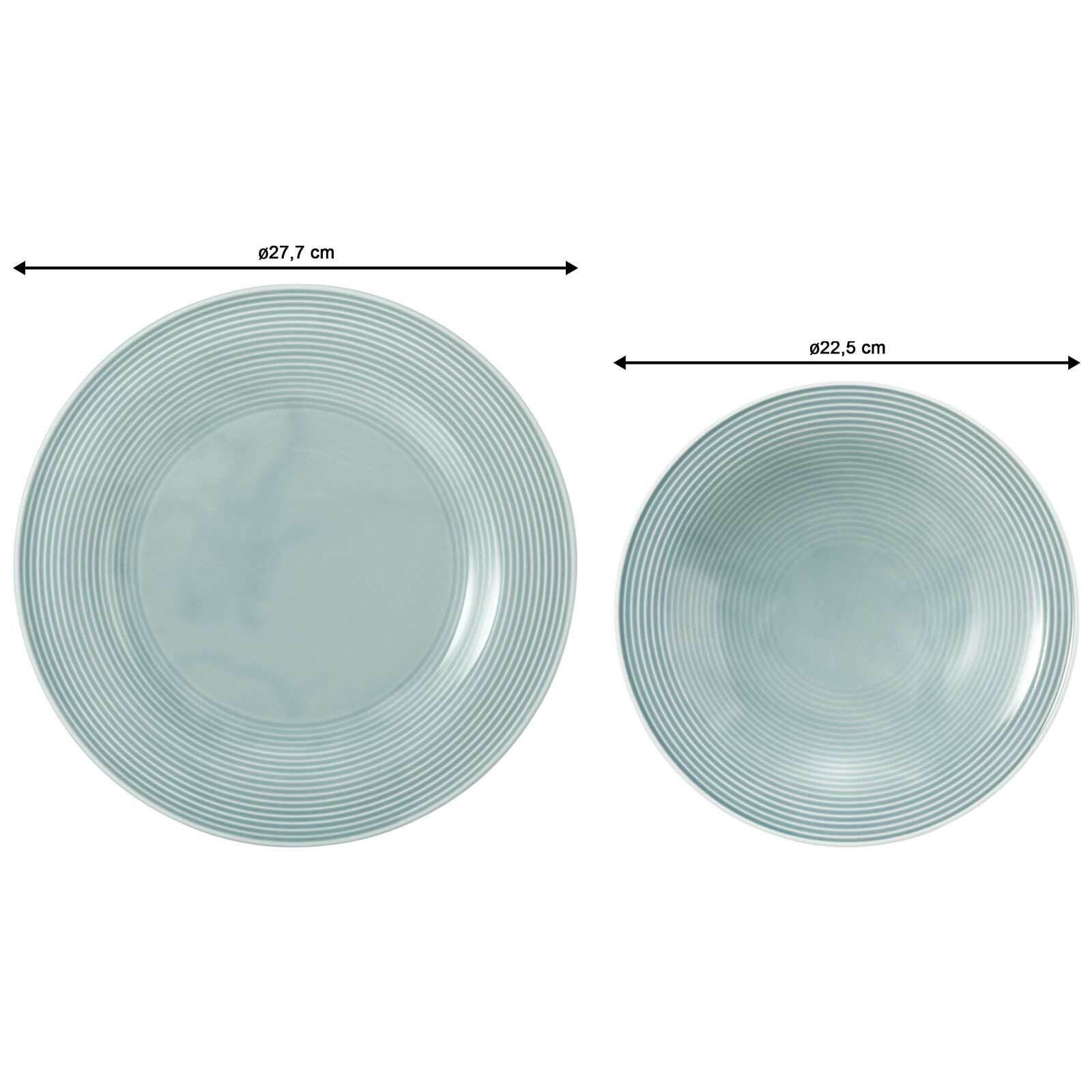 Seltmann Weiden Geschirr-Set »Tafelservice Beat Color Glaze 12er Set«