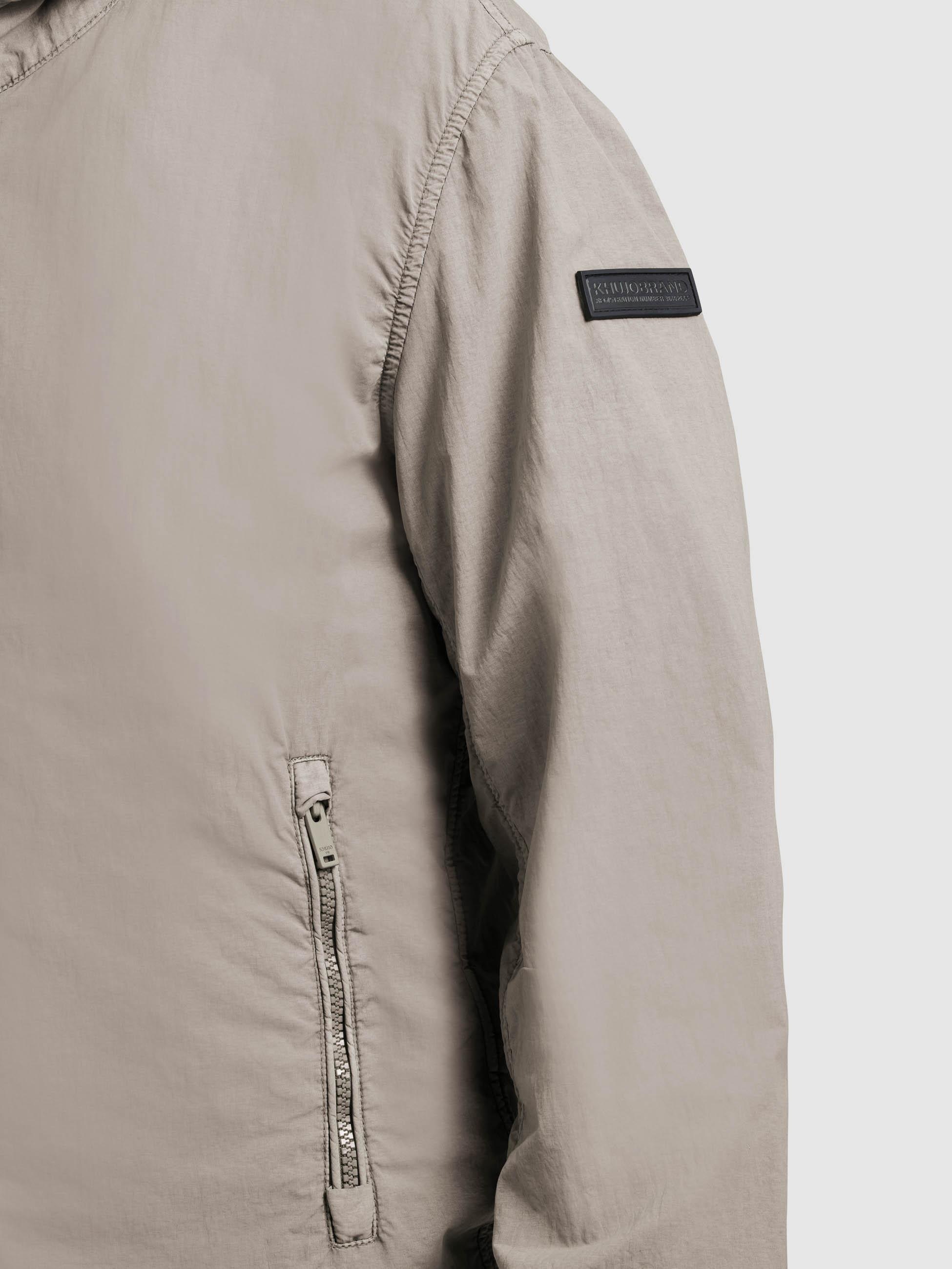 khujo Funktionsjacke »Übergangsjacke Derf« mit Kapuze leichte Übergangsjacke mit Kapuze