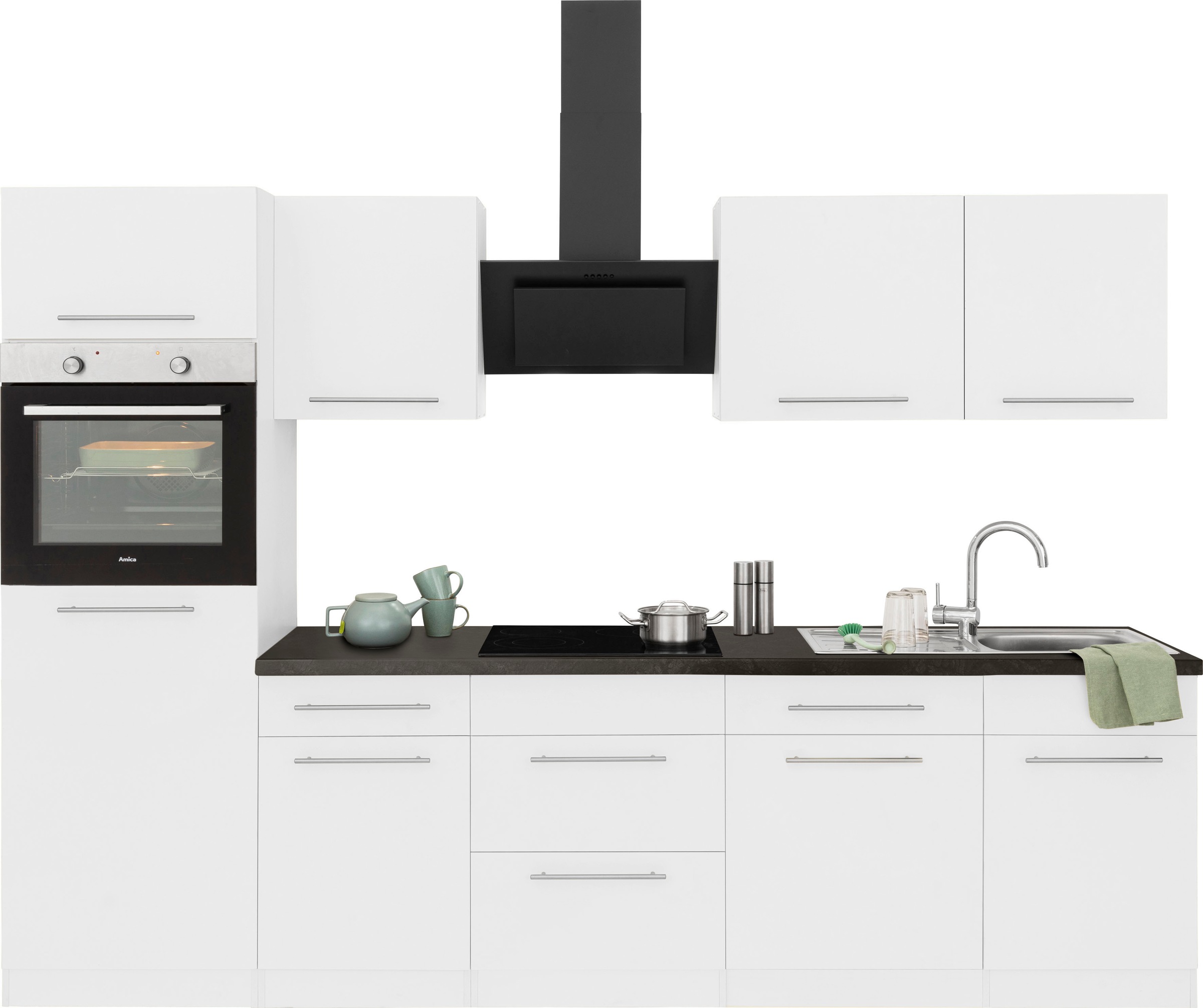 wiho Küchen Küchenzeile »Unna«, ohne E-Geräte, Breite 280 cm bei OTTO