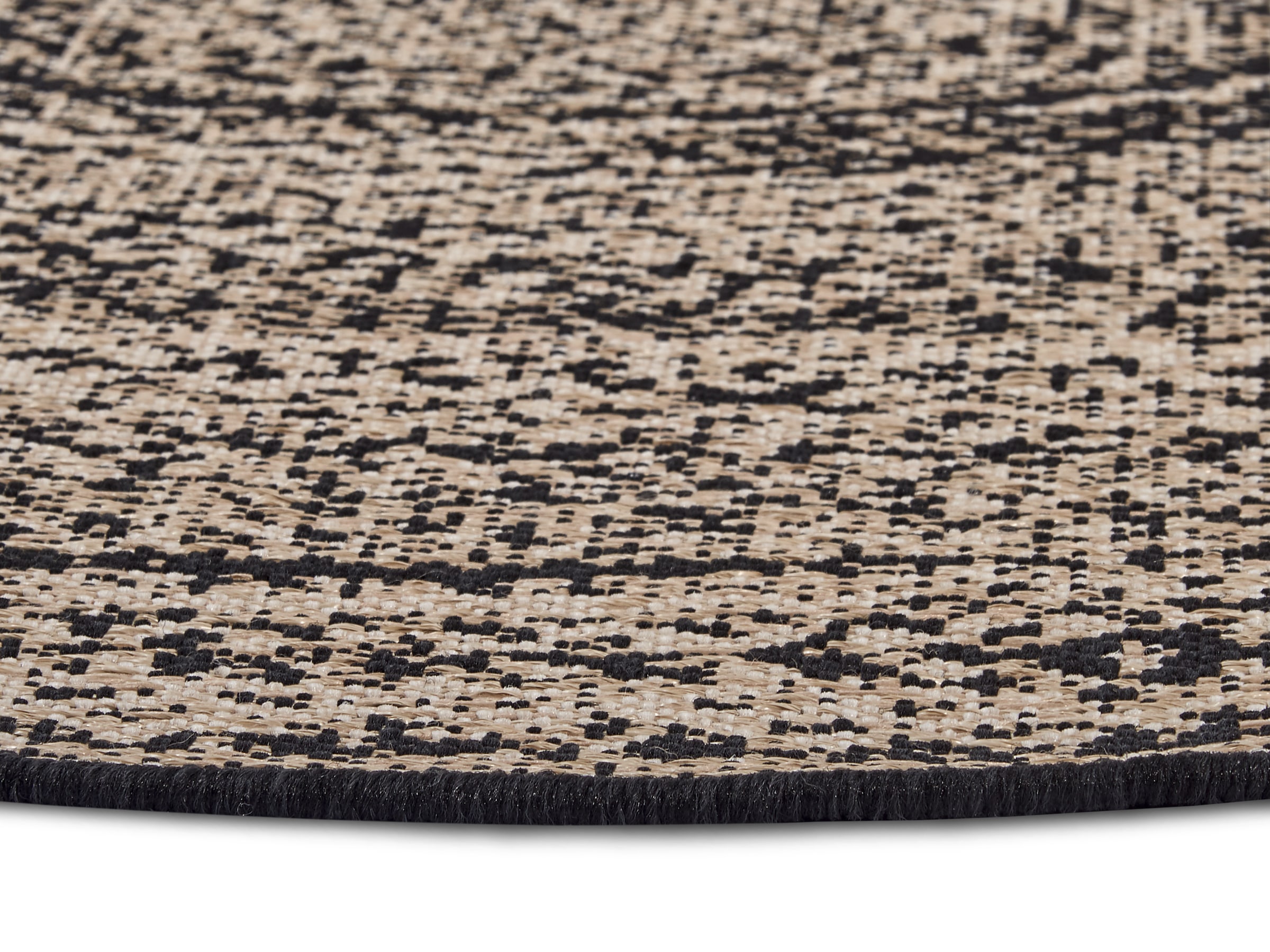 HANSE Home Teppich »Swirl«, rund, 3 mm Höhe, In und Outdoor, Flachgewebe, wetterfest, pflegeleicht, robust