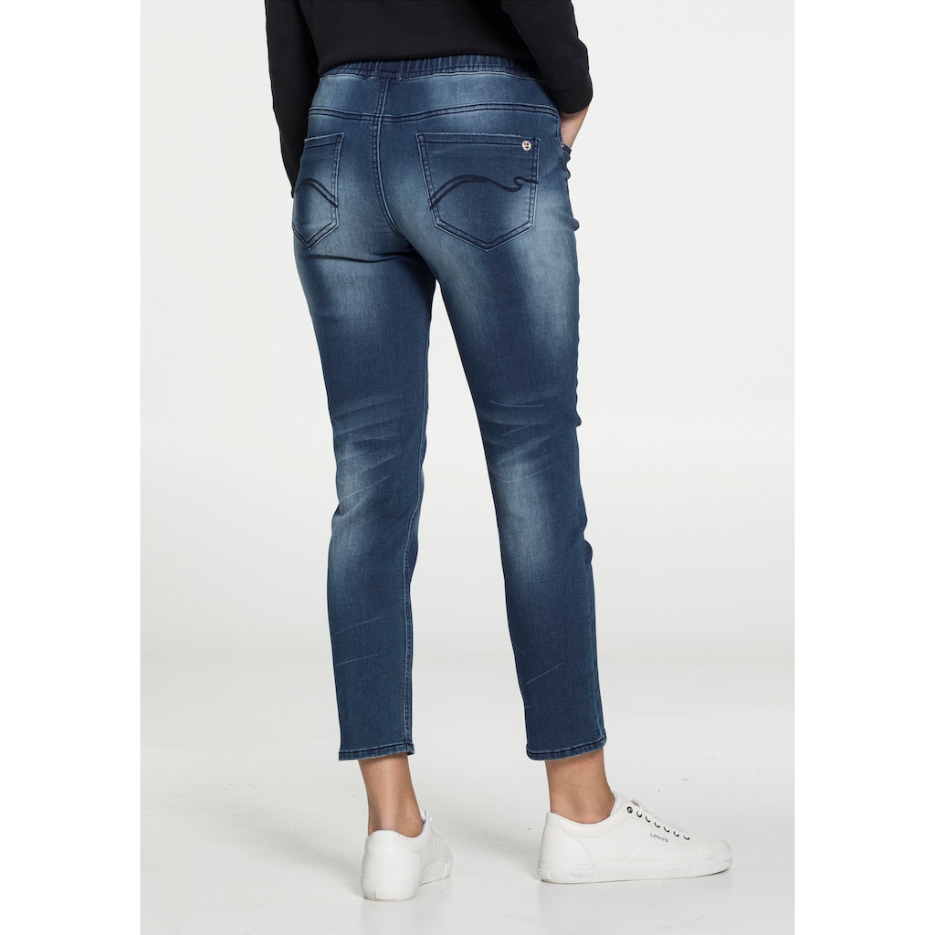 KangaROOS Jogg Pants »7/8 JOGG-DENIM«, in Denim-Optik mit elastischem Bündchen