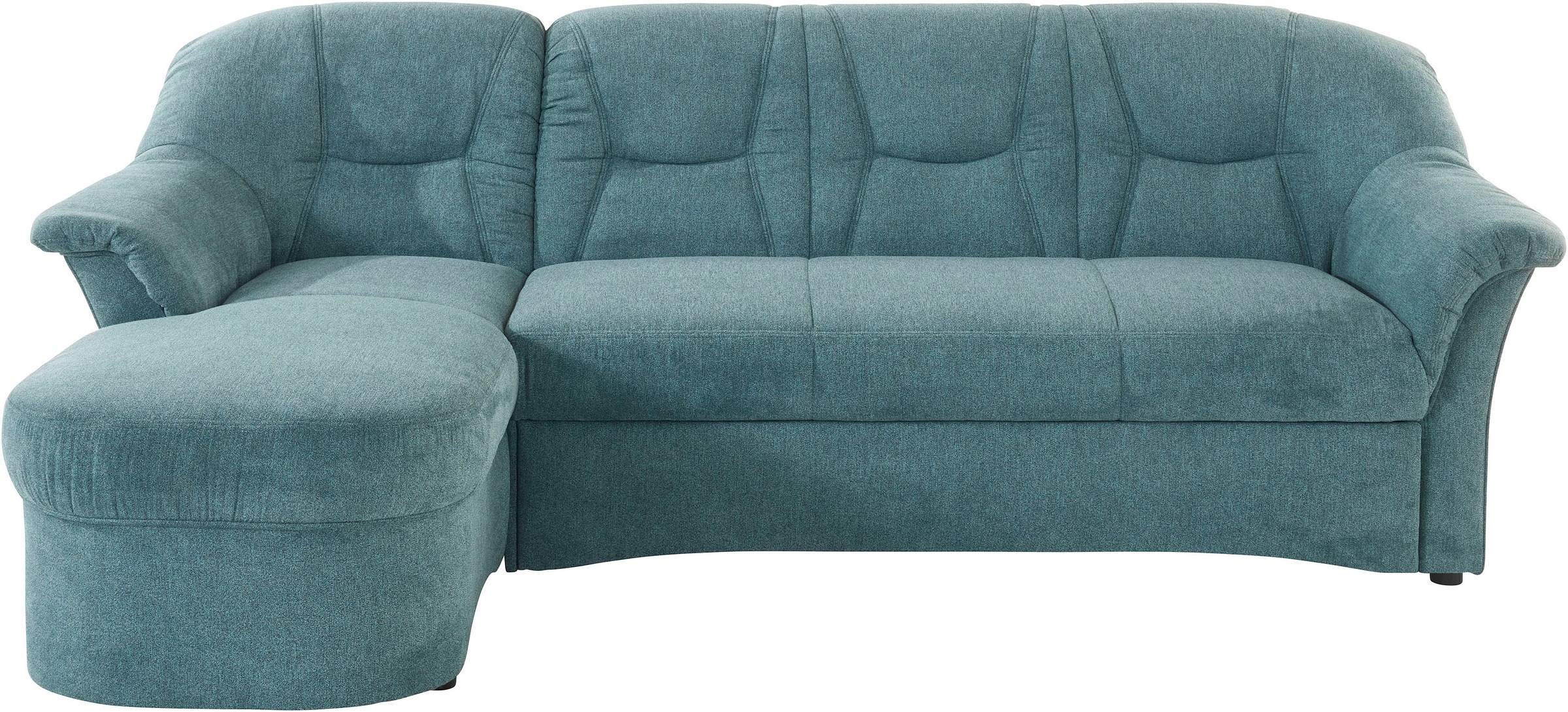 DOMO collection Ecksofa »Sarafina zeitlos und komfortabel, optional mit Federkern, L-Form«, wahlweise mit Bettfunktion