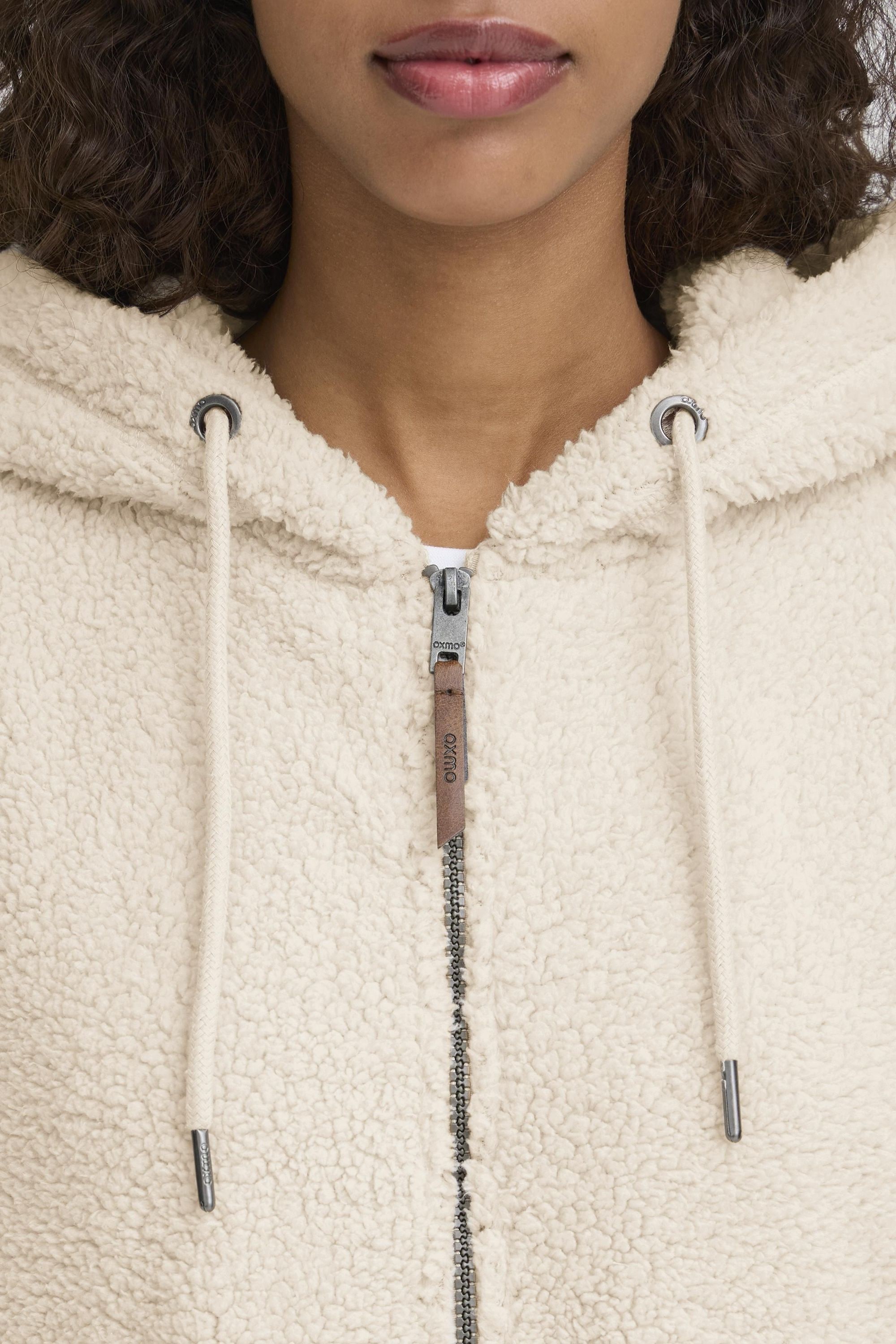 OXMO Kapuzensweatjacke »Kapuzenfleecejacke OXBERINA«