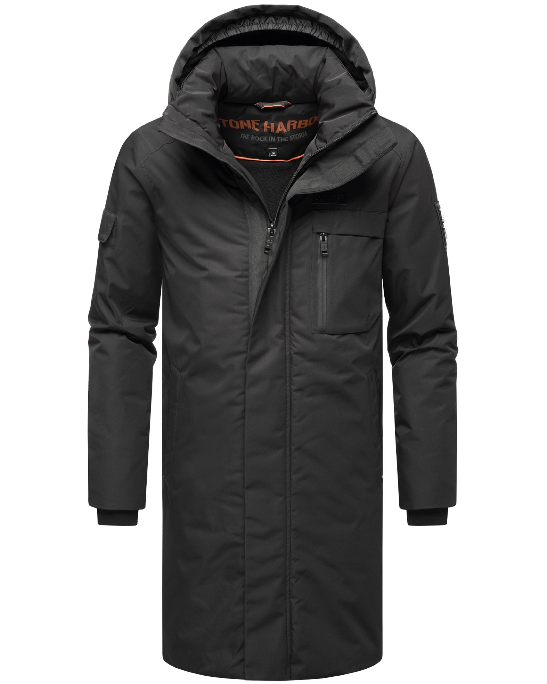 Regenmantel »Wintermantel Xandroo XX«, Lange, wasserdichte Herren Regenjacke mit Kapuze