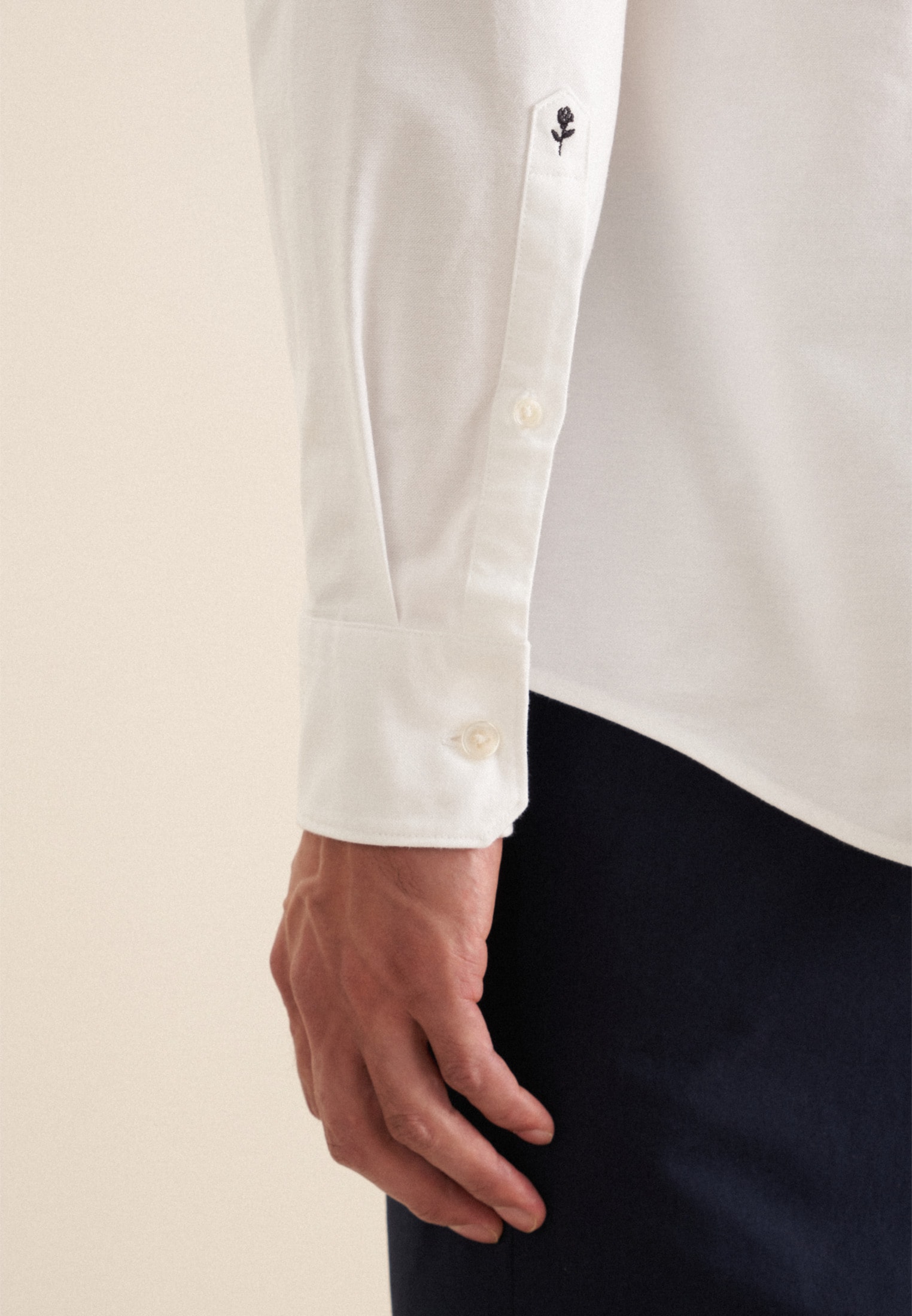 seidensticker Businesshemd, Slim 1/1 Button-Down-Kragen Uni