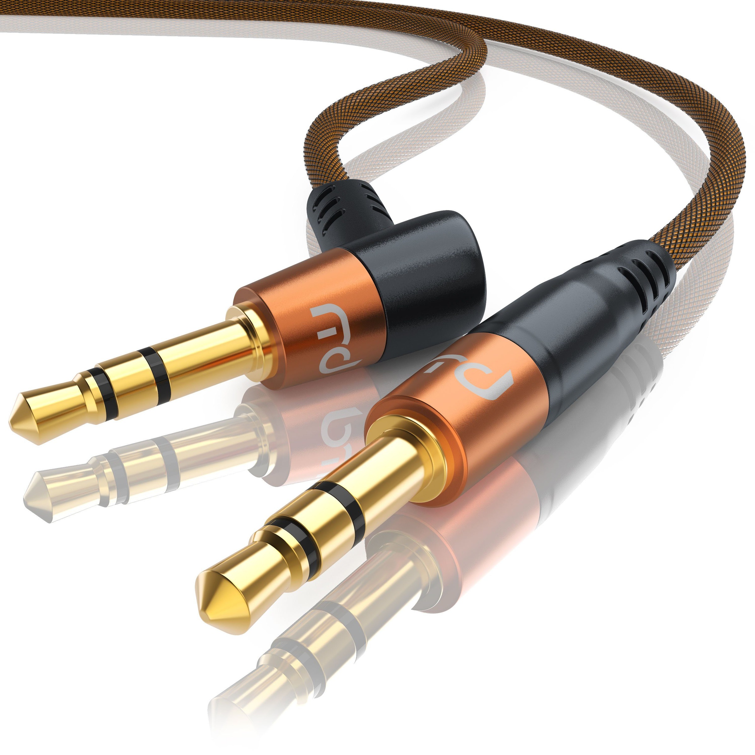 Primewire gewinkeltes 3,5mm AUX Audio Klinkenkabel