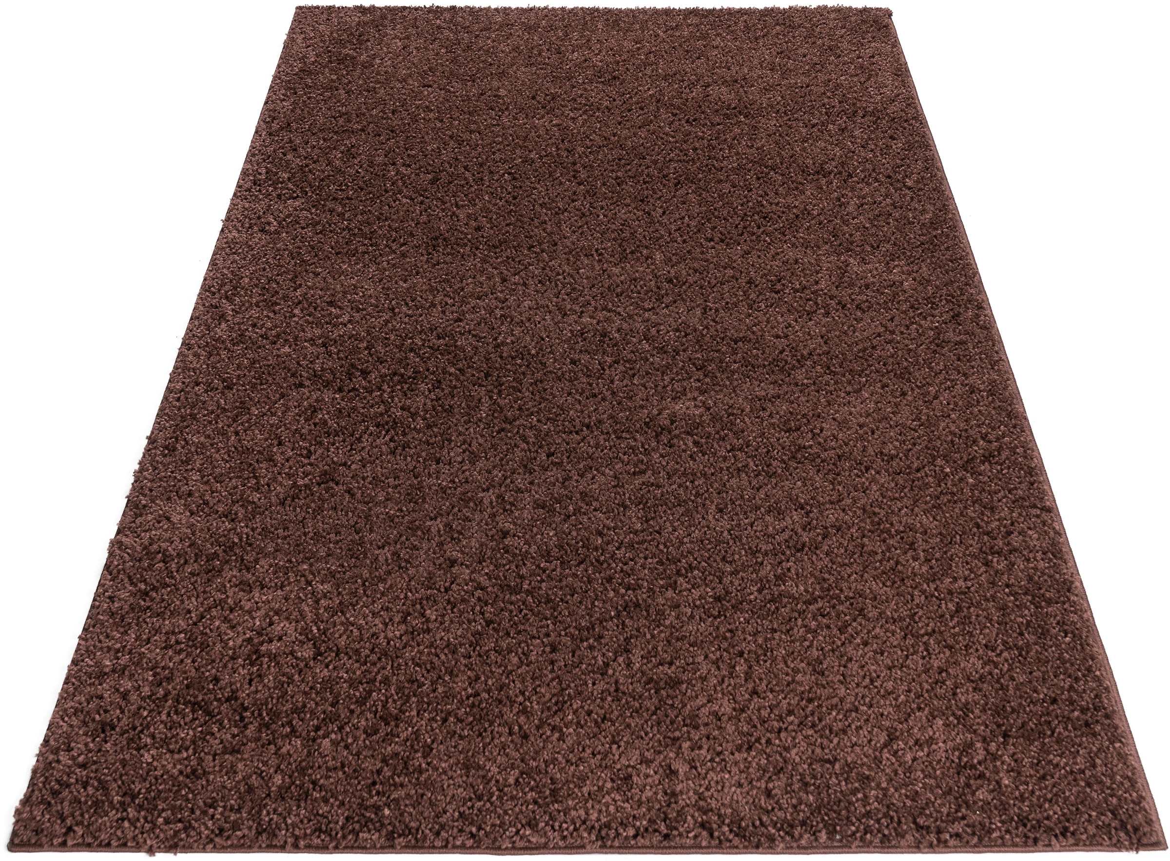 Bruno Banani Hochflor-Teppich »Shaggy Soft«, rechteckig, 30 mm Höhe, gewebt, Uni Farben, besonders weich und kuschelig