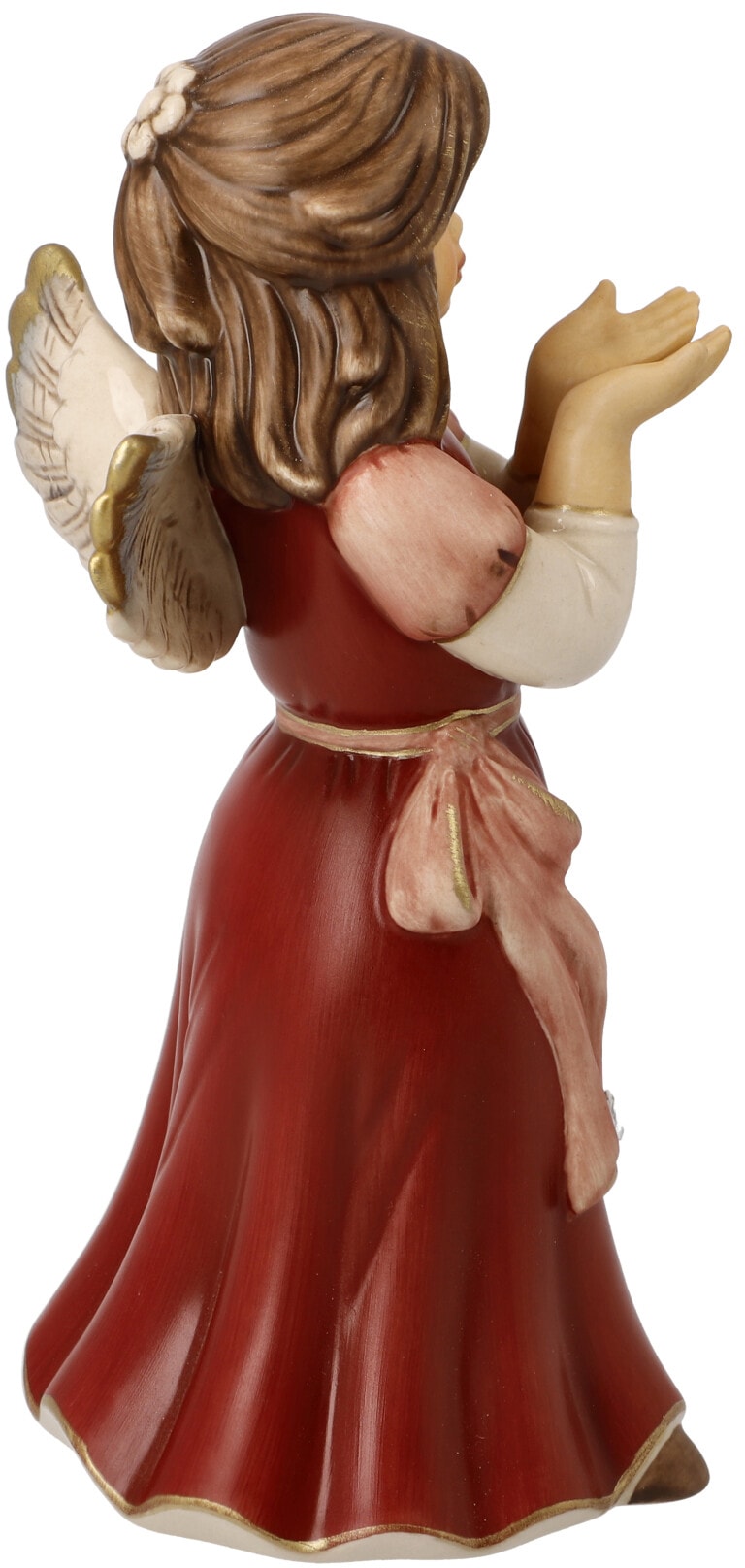 Goebel Engelfigur »Himmelsboten, Weihnachtsdeko rot«, Steingut, Engel - Wünsch Dir Was