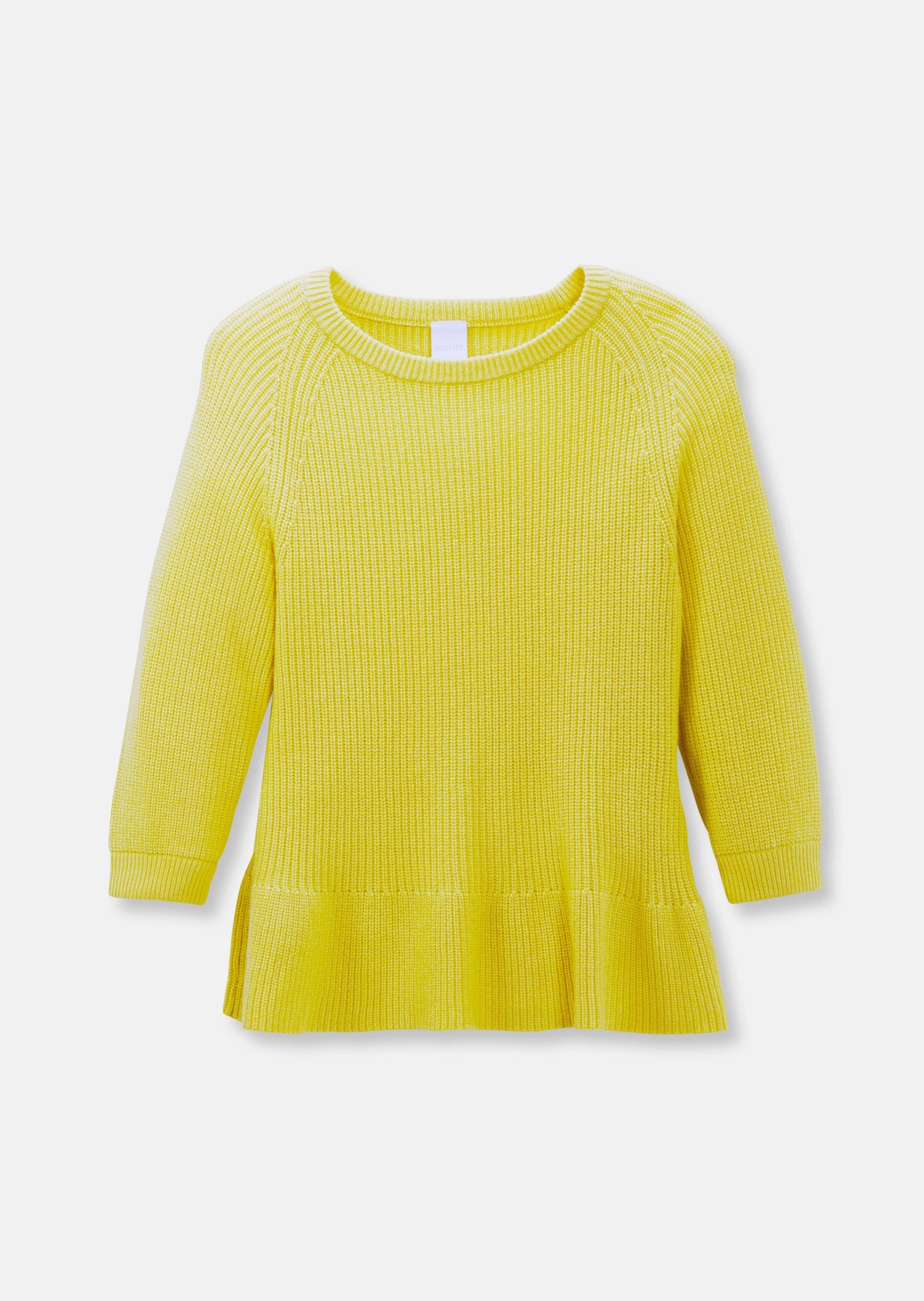 MADELEINE Longpullover »Pullover Pullover mit Schößchen«