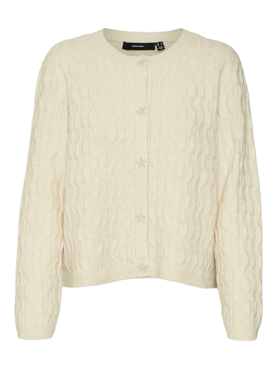 Vero Moda Strickjacke »VMELYA LS O-NECK CARDIGAN GA BOO«