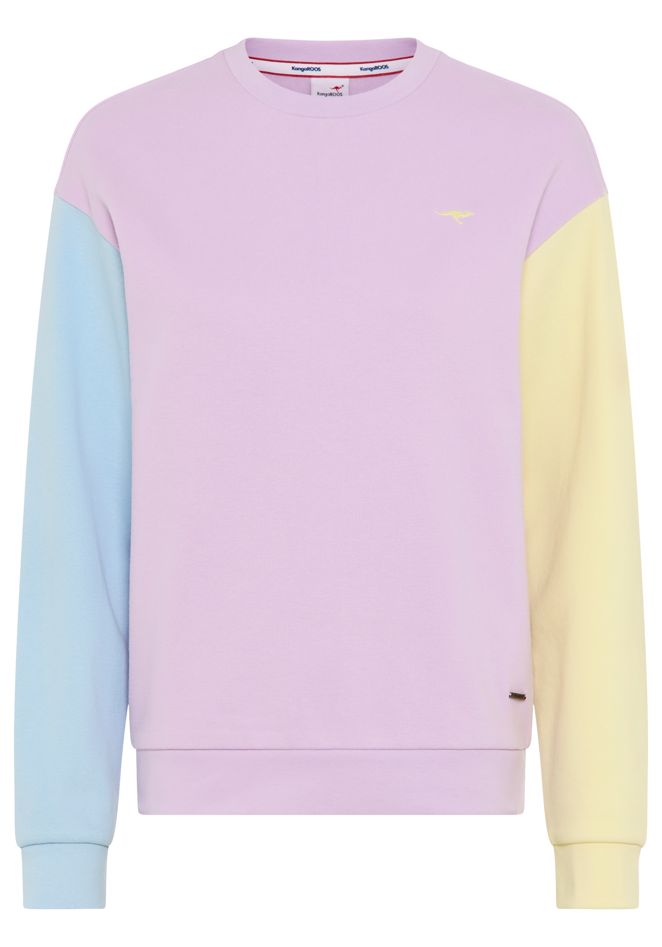 KangaROOS Sweatshirt , mit Rundhalsausschnitt, Langarm-Design, aus Baumwolle und Polyester
