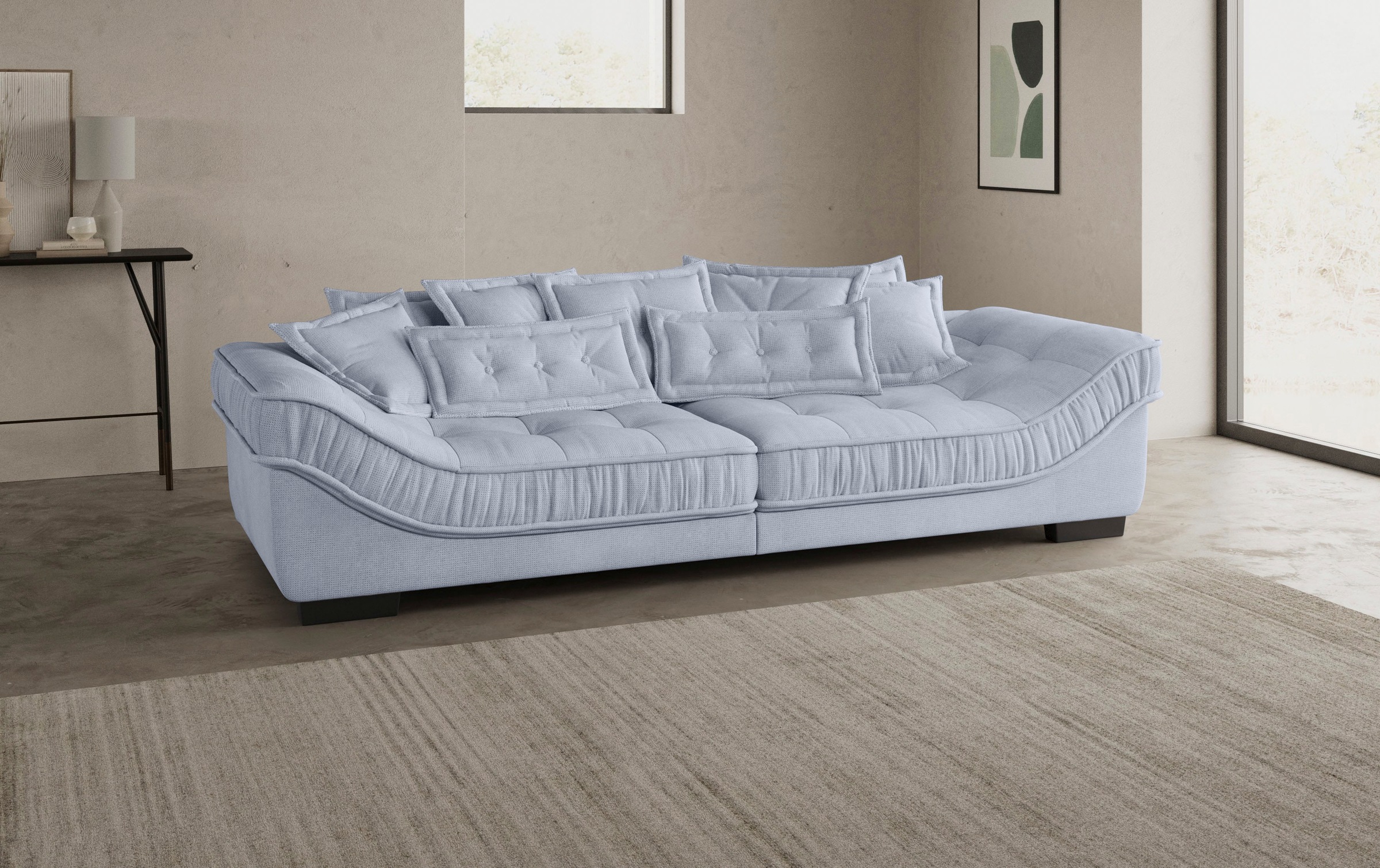 Mr. Couch Big-Sofa »Diwan II DuraFlex«, DuraFlex-Kaltschaumpolsterung, bis 140 kg, 4 Bezugsqualitäten