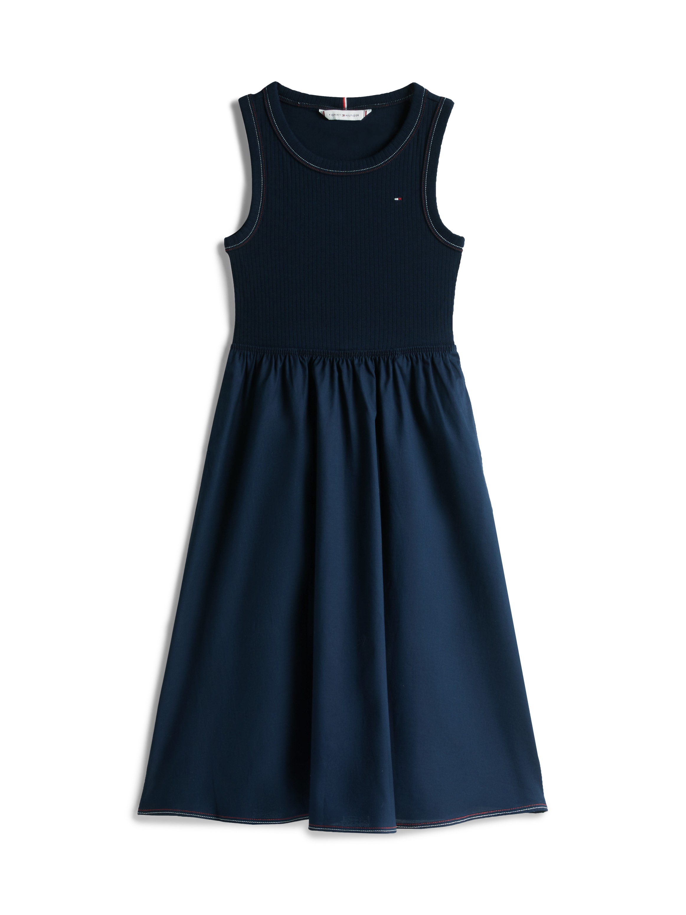 Tommy Hilfiger Sommerkleid »COMBI DRESS SS«, mit Kontrastnähten