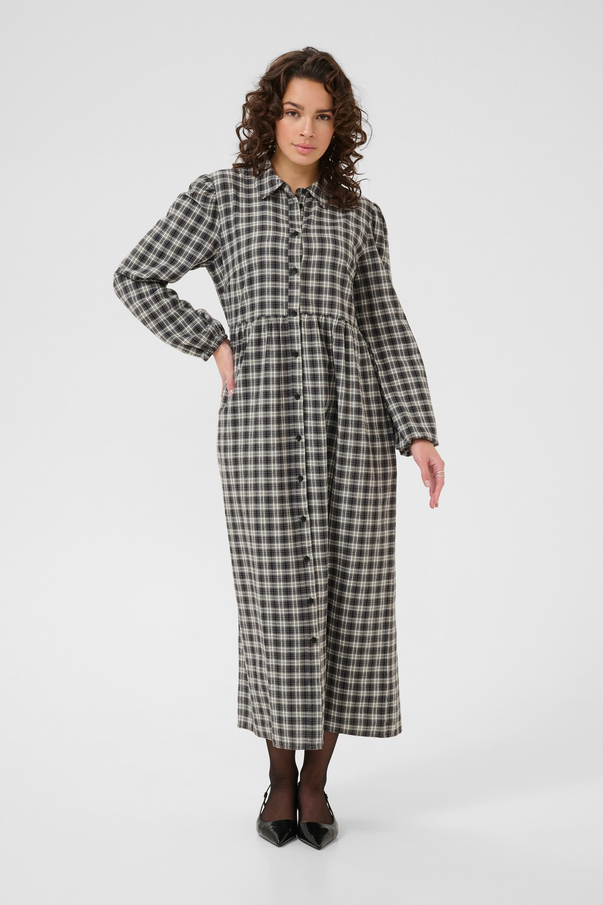 KAFFE Midikleid »Kleid KAelna«