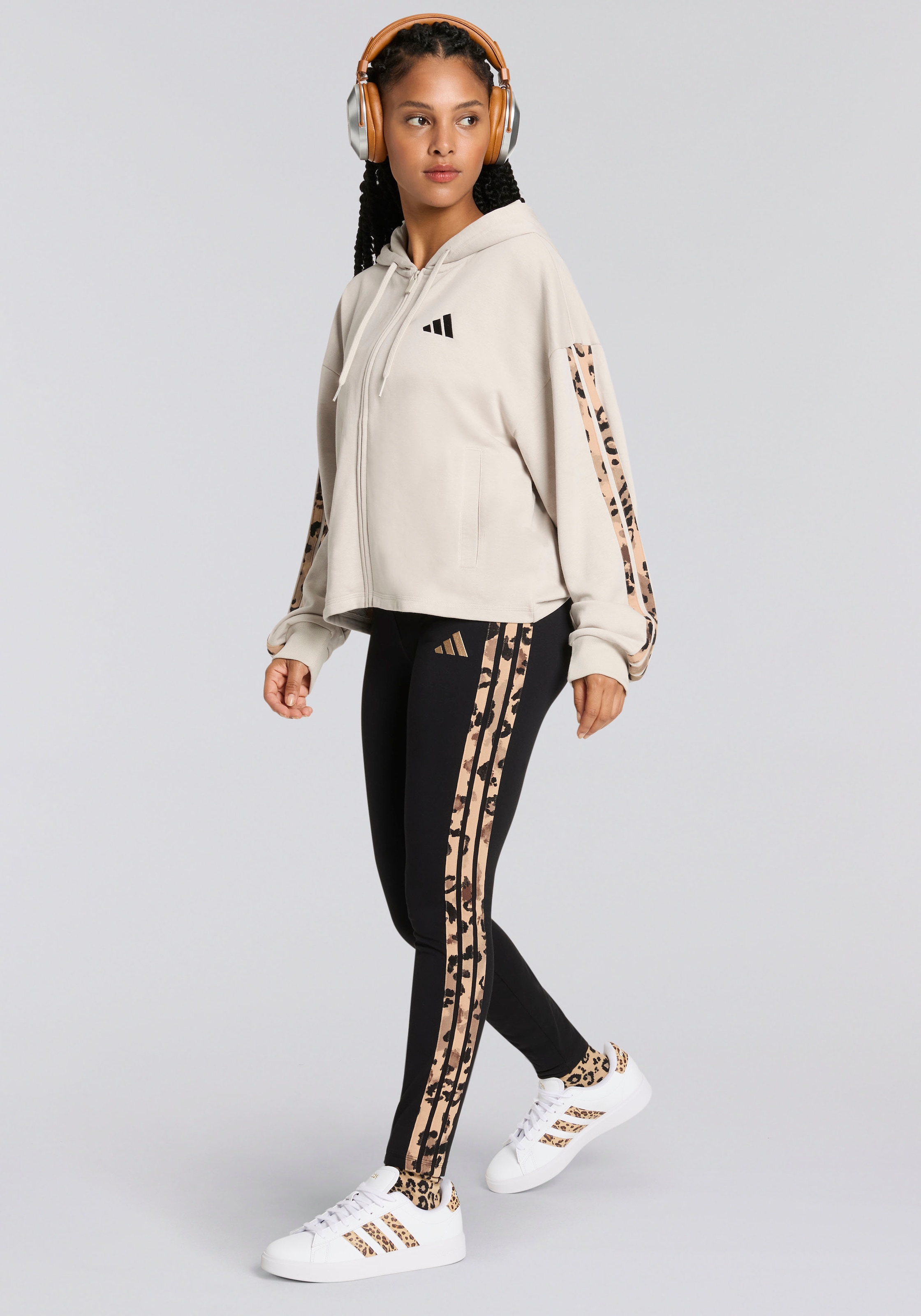 adidas Sportswear Kapuzensweatshirt »W AOP FT FZ«