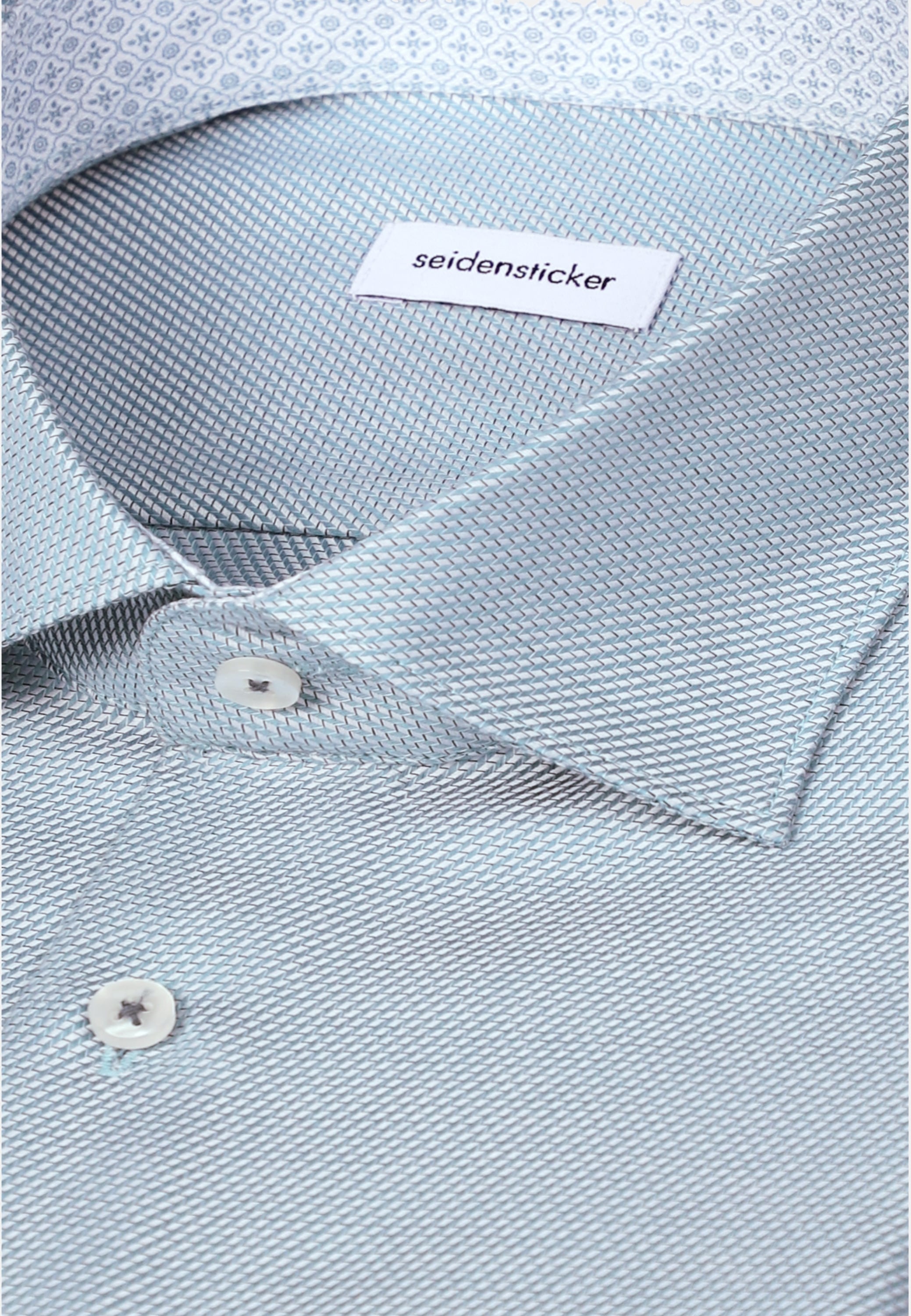 seidensticker Businesshemd »Schwarze Rose« Slim 1/1 Kentkragen Struktur