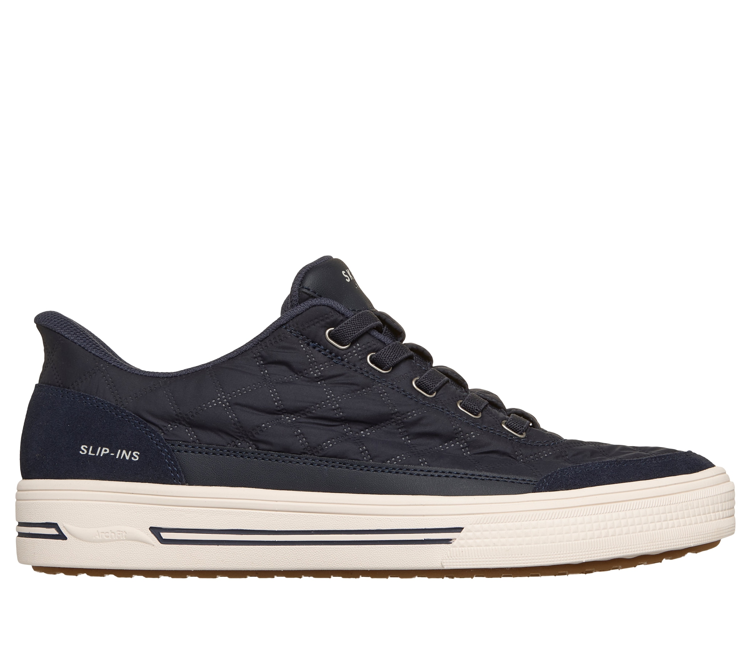 Skechers Slip-On Sneaker »ARCH FIT ARCADE«  Schnürschuh, Freizeitschuh, Halbschuh mit modischer Steppung
