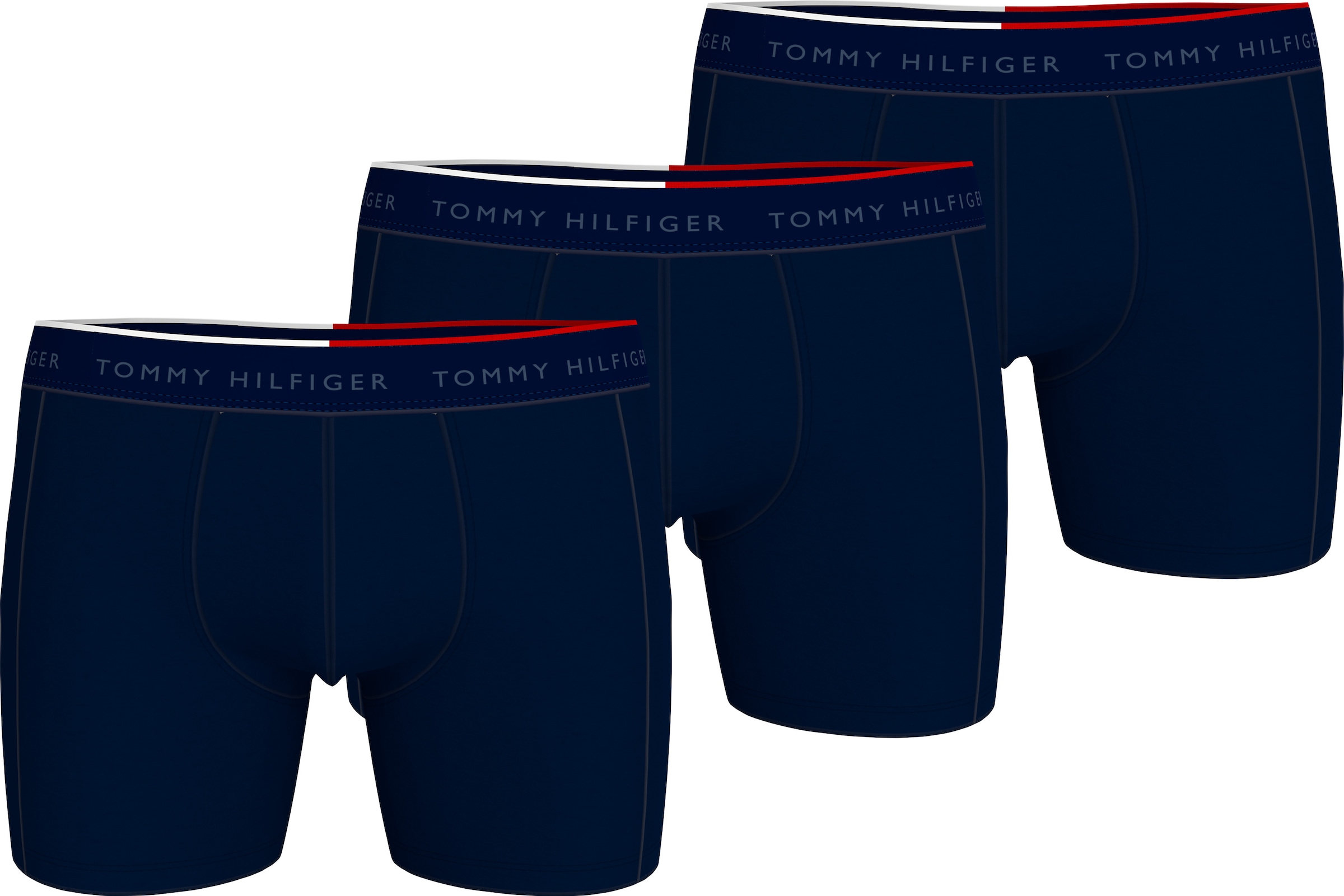 Tommy Hilfiger Underwear Boxer »3P BOXER BRIEF«, (Packung, 3 St., 3er), mit Logobund