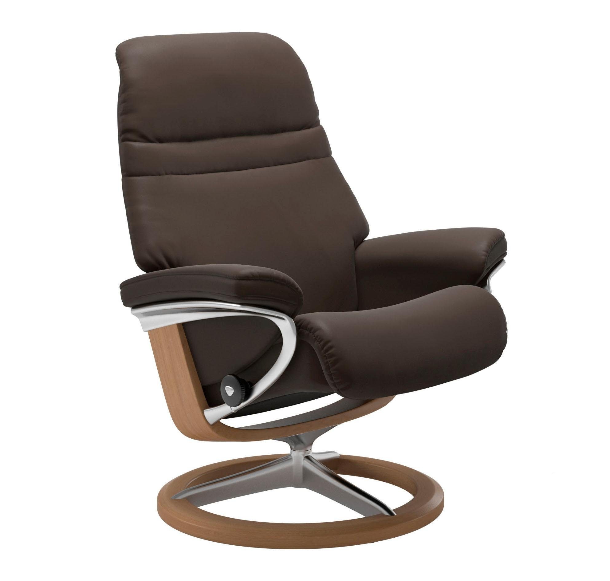 Stressless® Relaxsessel »Sunrise« mit Signature Base, Größe S, Gestell Eiche