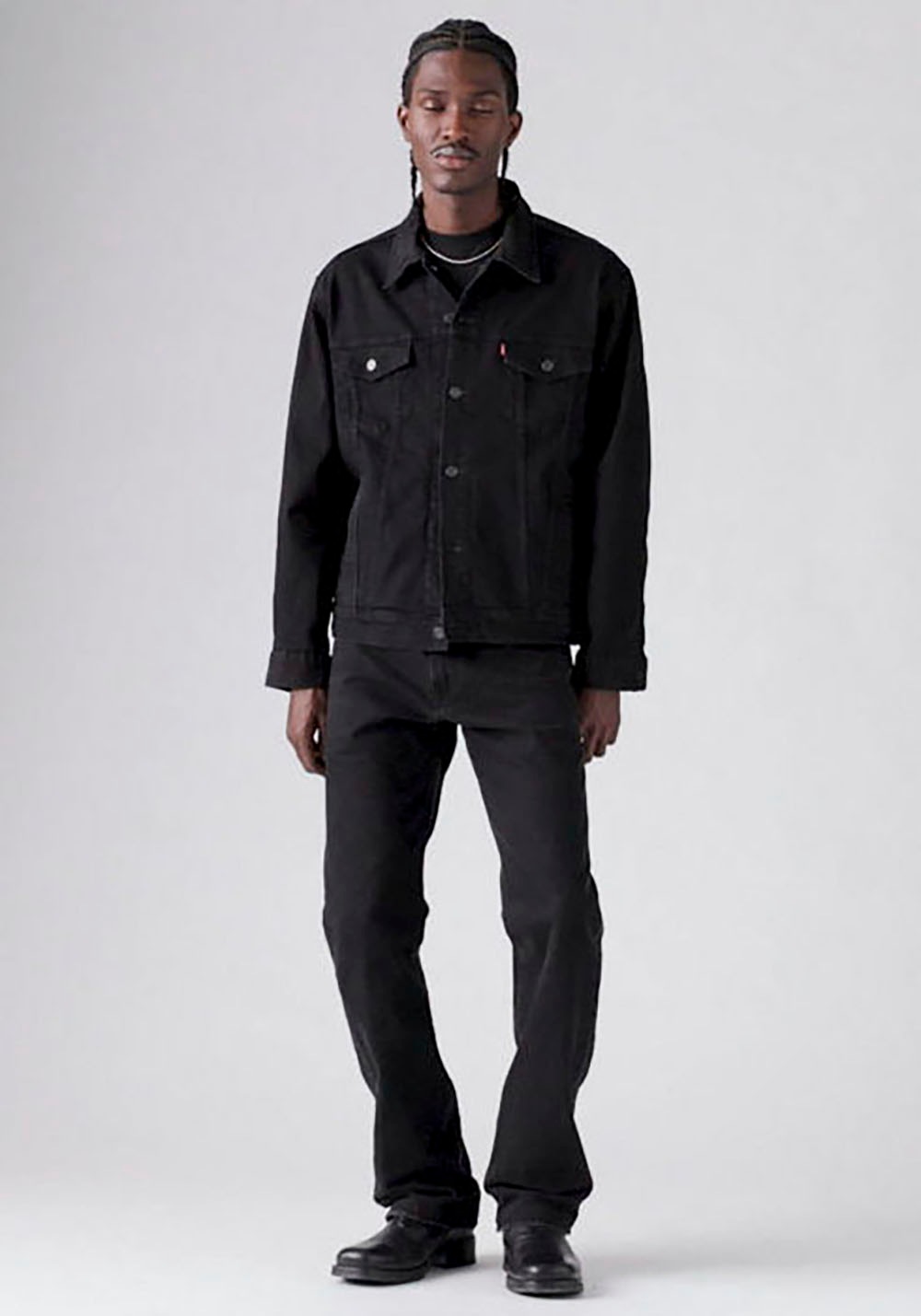 Levi's® Jeansjacke »VINTAGE FIT TRUCKER JKT« ohne Kapuze mit Knopfleiste