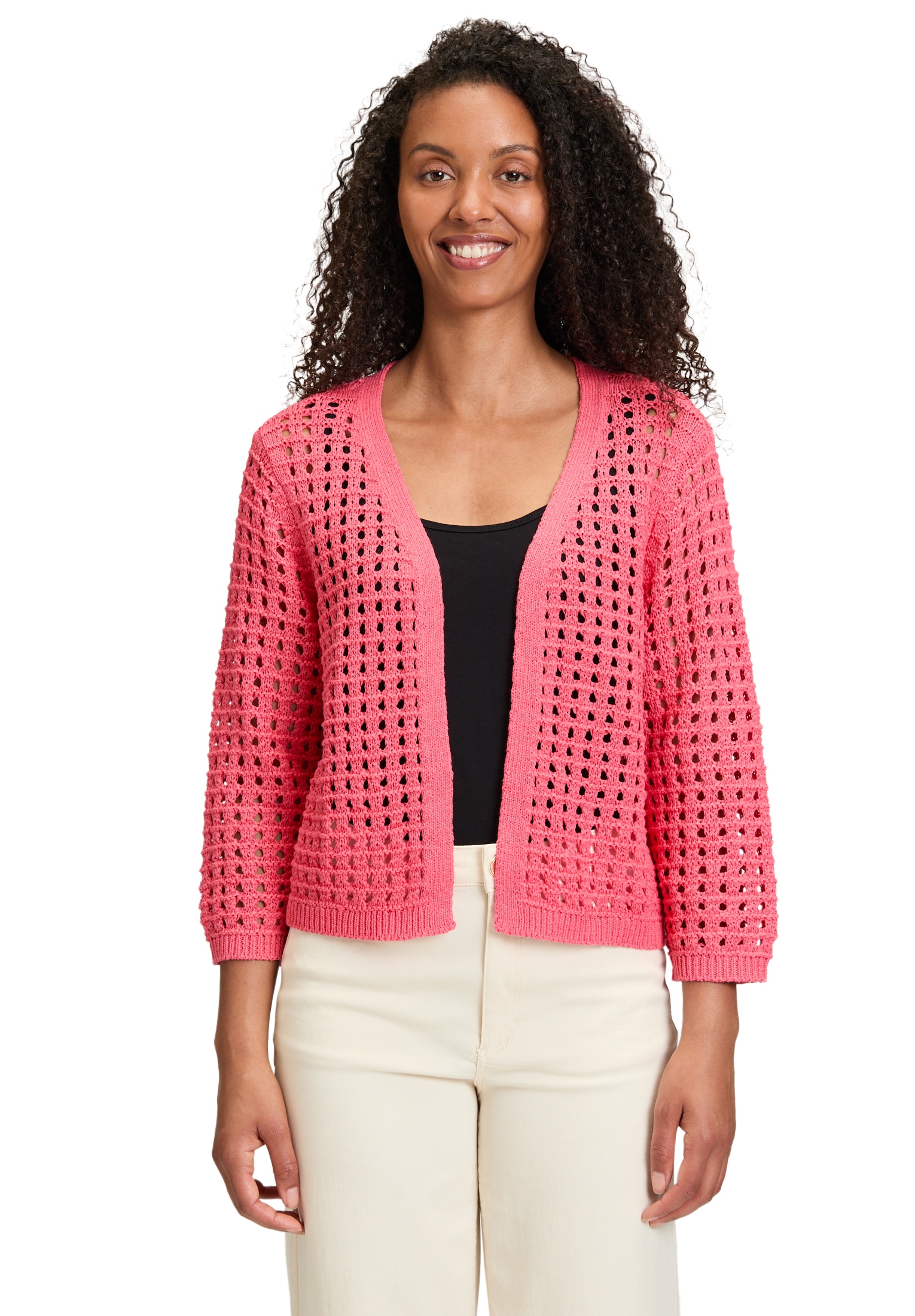 Betty Barclay Strickjacke »Casual-Strickjacke mit Effektgarn«