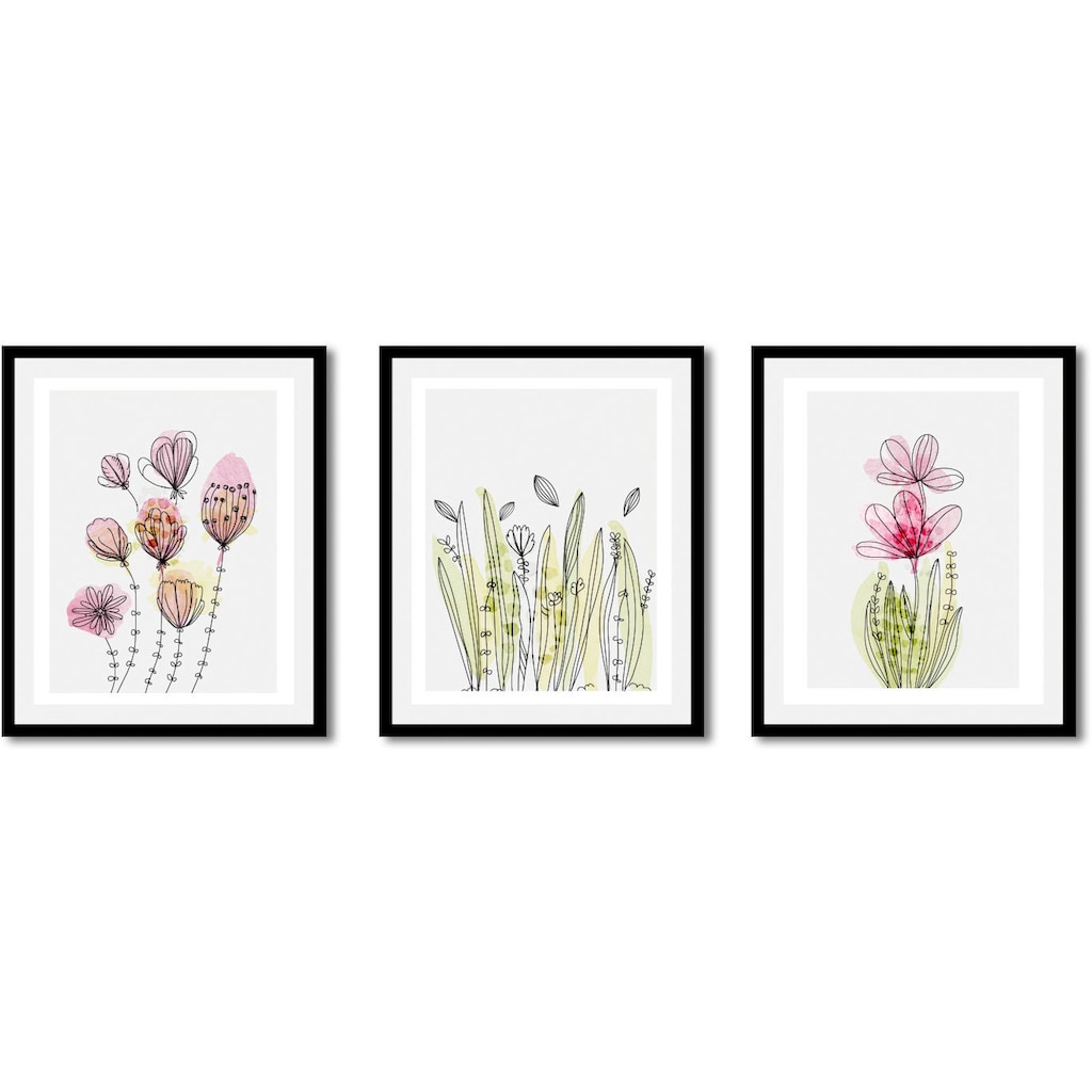queence Bild »Set Flora Dream«, Blumen, (1 St.)