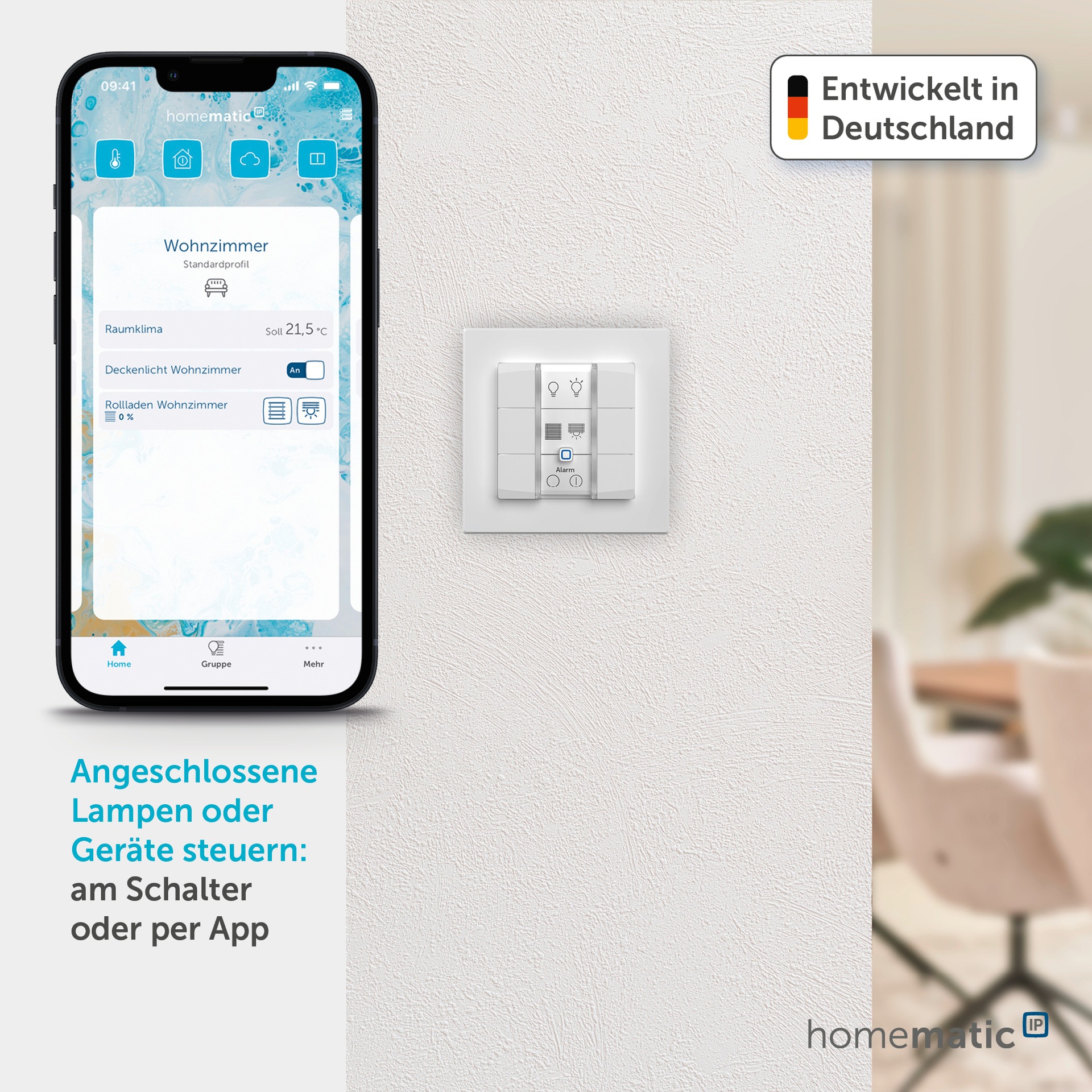 Homematic IP Wandtaster »Wandtaster - 6-fach, 230 V«
