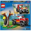 LEGO® Konstruktionsspielsteine »Feuerwehr-Pickup (60393), LEGO® City«, (97 St.), Made in Europe