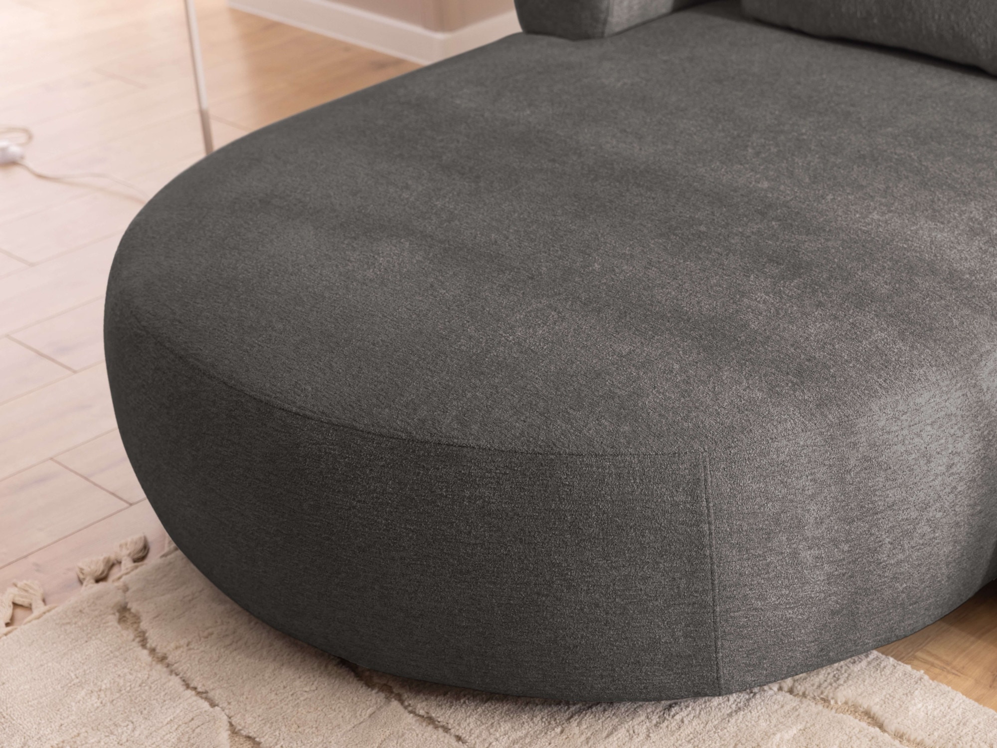 Home affaire XXL-Sessel »LUSSAC Loveseat extra tief, große Sitzfläche, Maße B/T/H: 123/158/78cm« hoher Sitzkomfort und modernes Design, Sofa ohne Bettfunktion