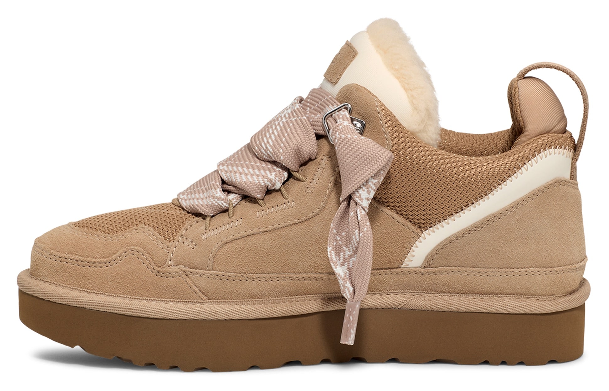 UGG Plateausneaker »LOWMEL«, Midcut Sneaker, Schnürschuh mit gepolstertem Schaftrand