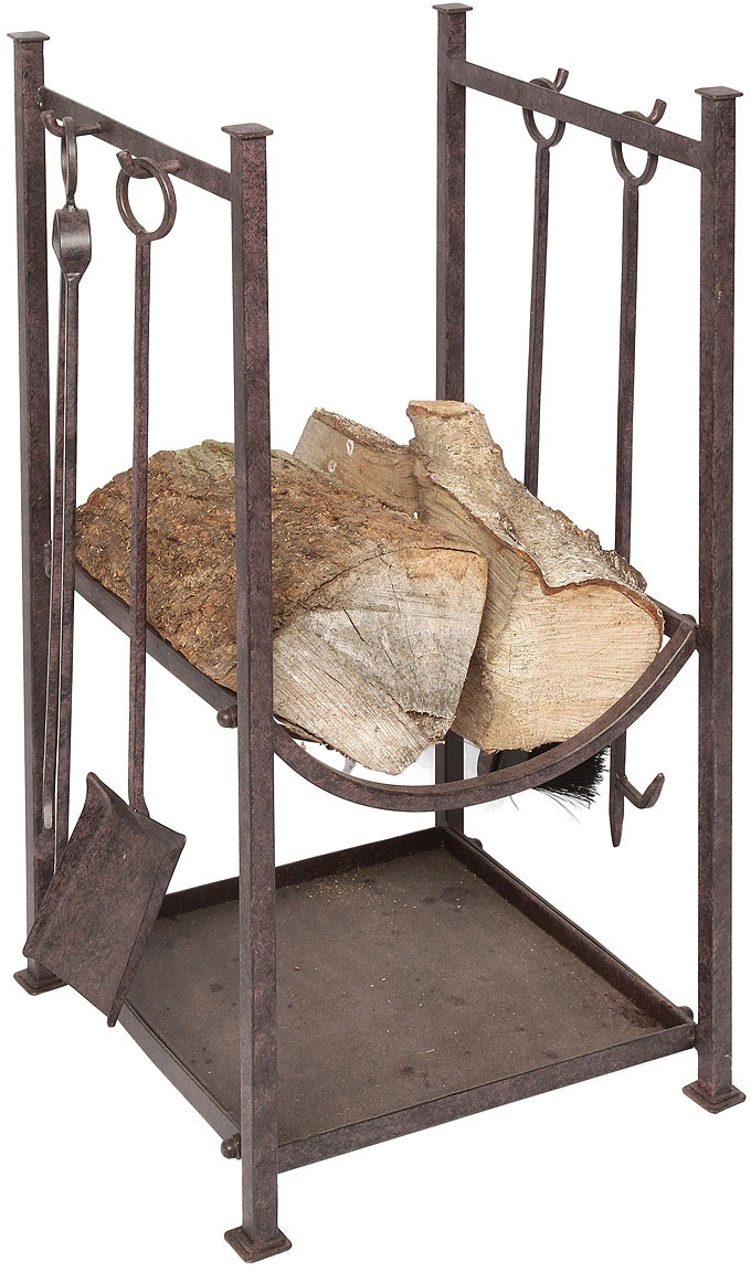 Ambiente Haus Kamingarnitur »Kaminset für Holz 75 cm« in braun