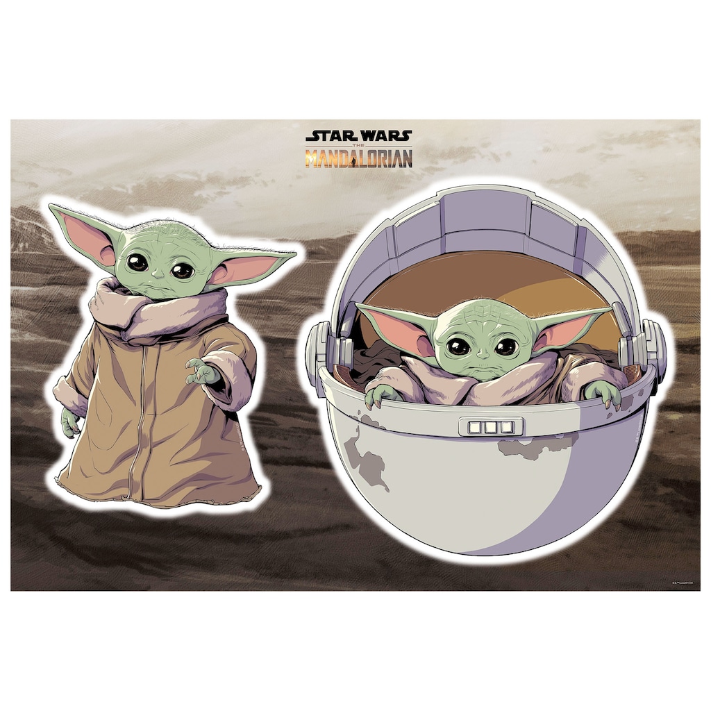 Komar Wandsticker »Star Wars The Child«, (2 St.)