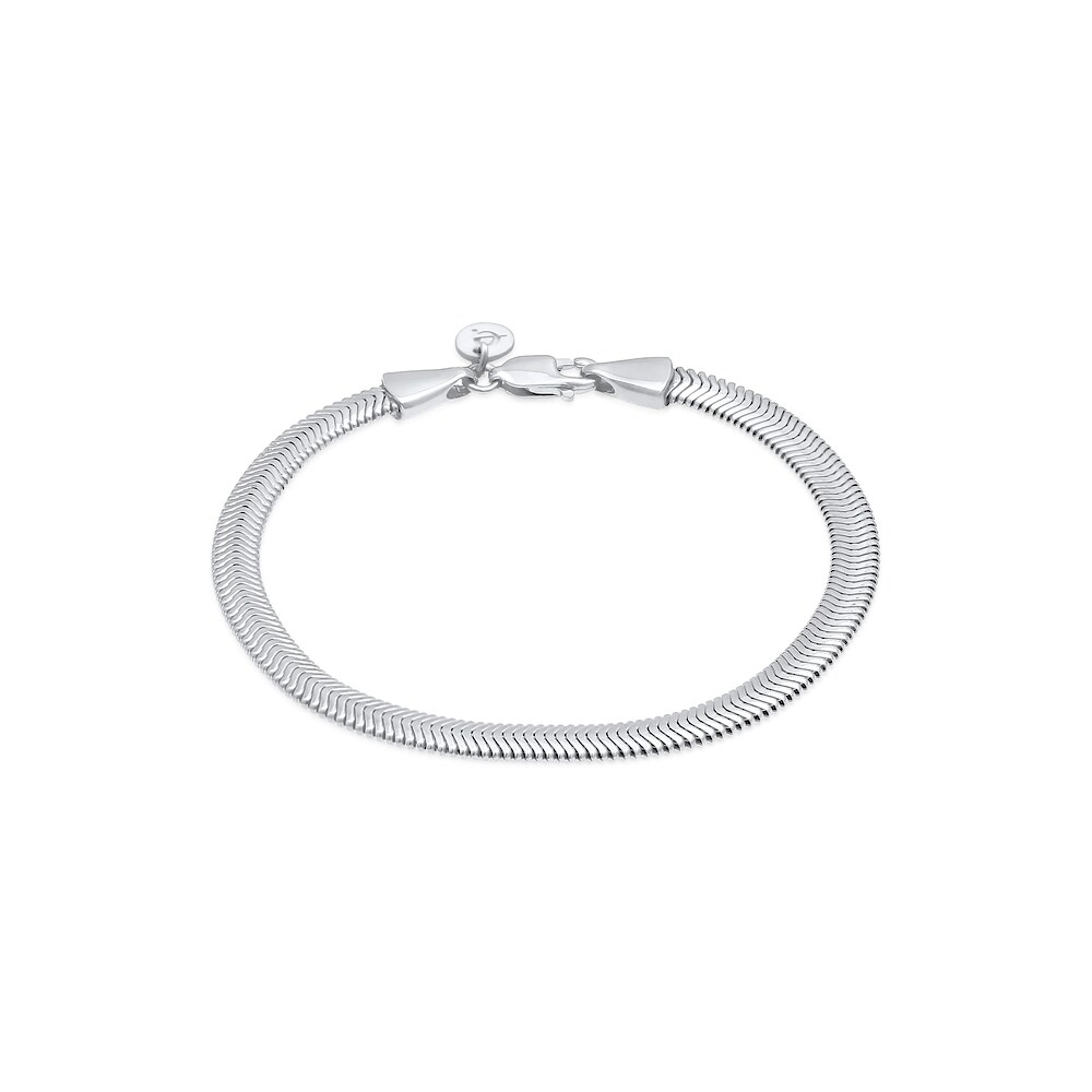 Elli Premium Armband »Flach Elegant Schlangenkette 925 Silber« kaufen