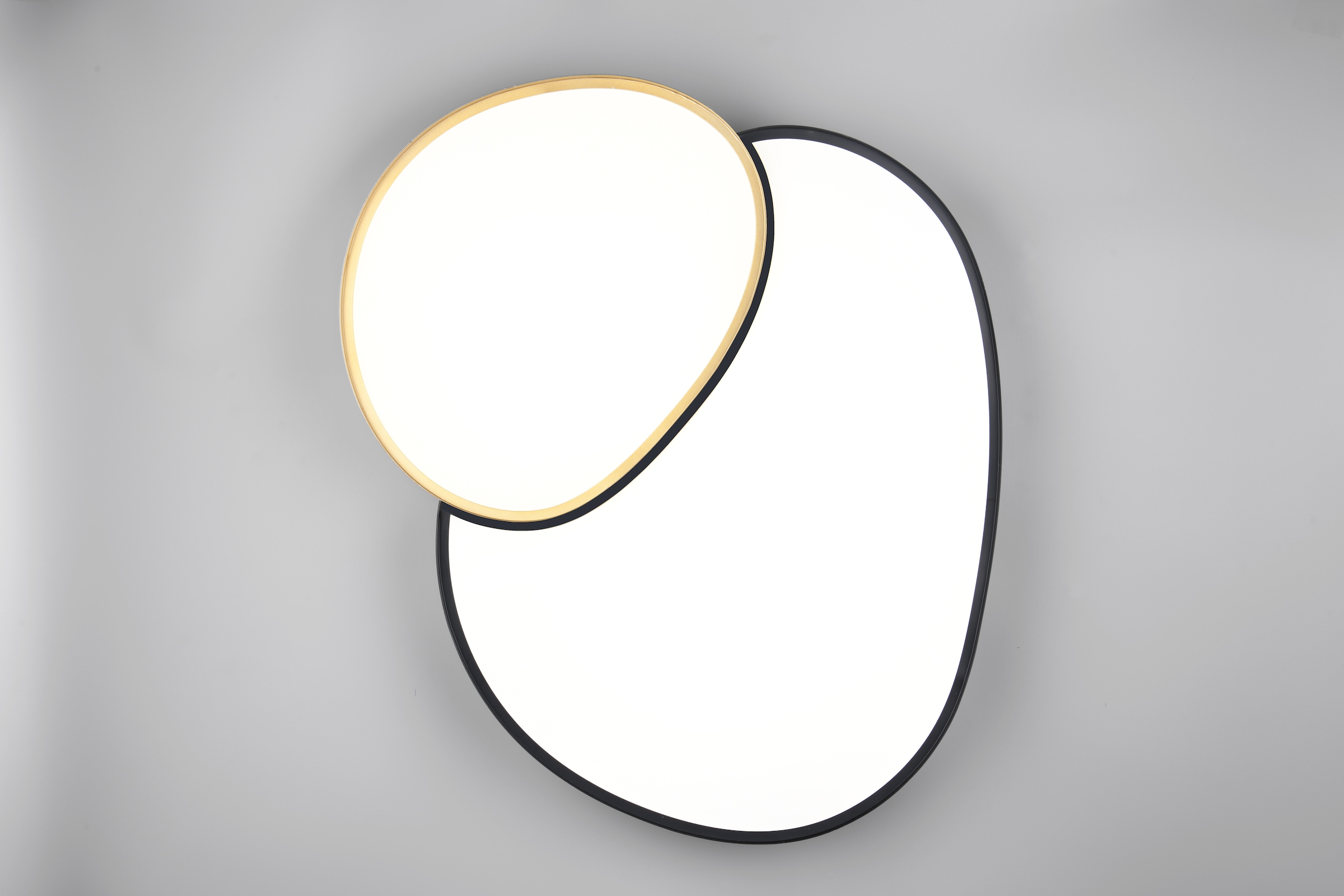 TRIO Leuchten LED Deckenleuchte »RISE, LED Deckenlampe 45W 5300 Lumen warmweiß bis kaltweiß 2700-6500K« LED-Board 1 Stk. warmweiß - kaltweiß Fernbedienung dimmbar Memoryfunktion Nachtlicht CCT Lichtfarbe wählbar