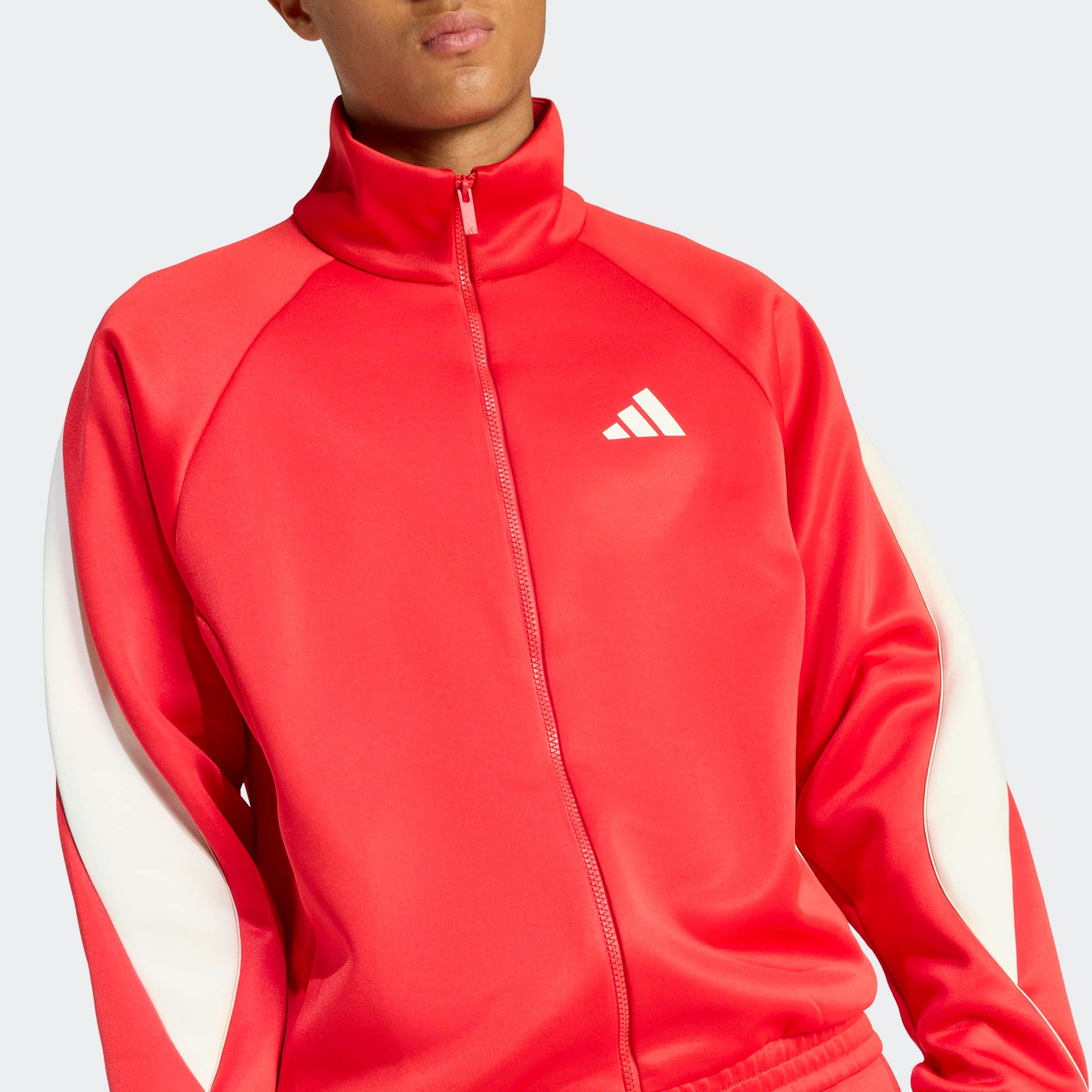 adidas Sportswear Rollkragenpullover »STADIUM« aus Polyester und Baumwolle, mit Rollkragen, lockere Passform