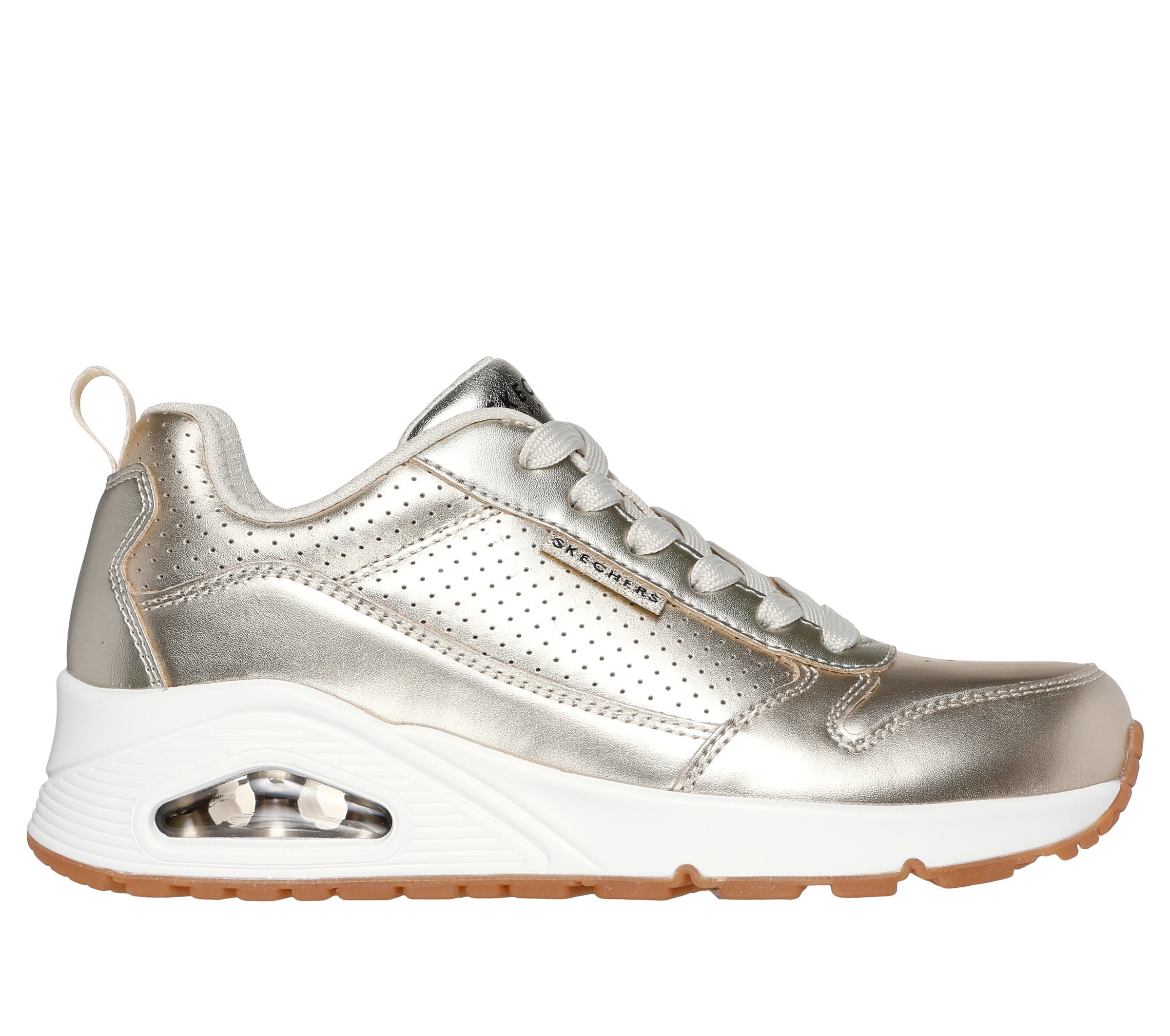 Skechers Sneaker »Uno - Metallixs«, Keilsneaker, Plateausneaker, Schnürschuh mit Skech-Air