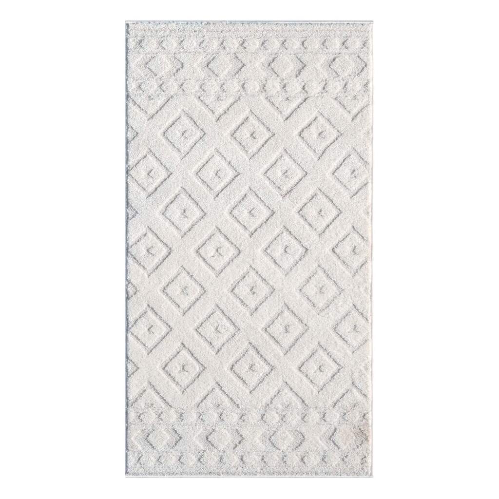 Carpet City Teppich »LOUNGE 9999«, rechteckig, 15 mm Höhe, Kurzflor-Teppich Modern, Hoch-Tief-Struktur, Wohnzimmer, Schlafzimmer