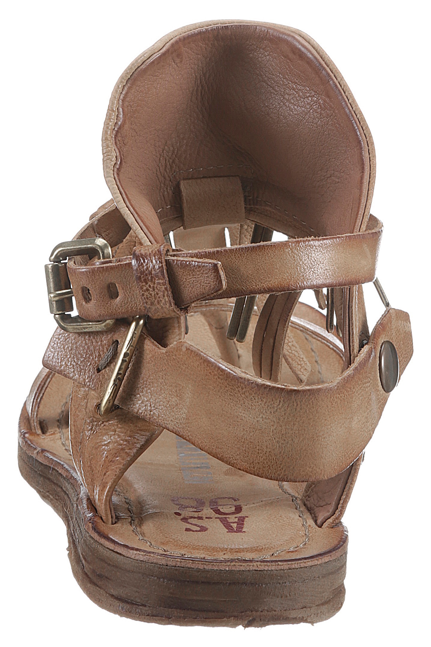 98 Ramos Sandale As98 Femme Airstep RAMOS Noir Livraison Gratuite