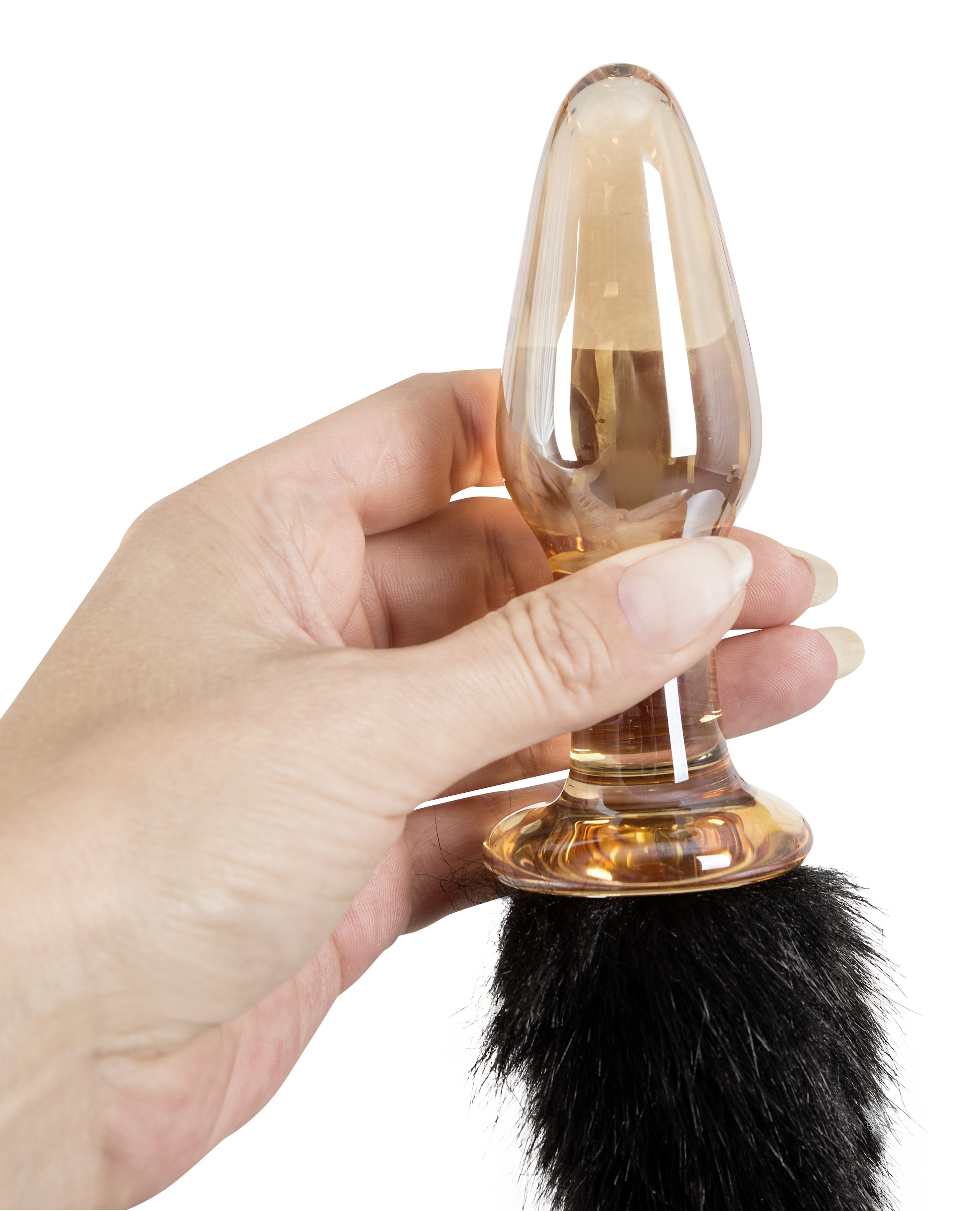 You2Toys Anal-Stimulator »Analplug mit Schweif Glas-Plug mit Schweif«