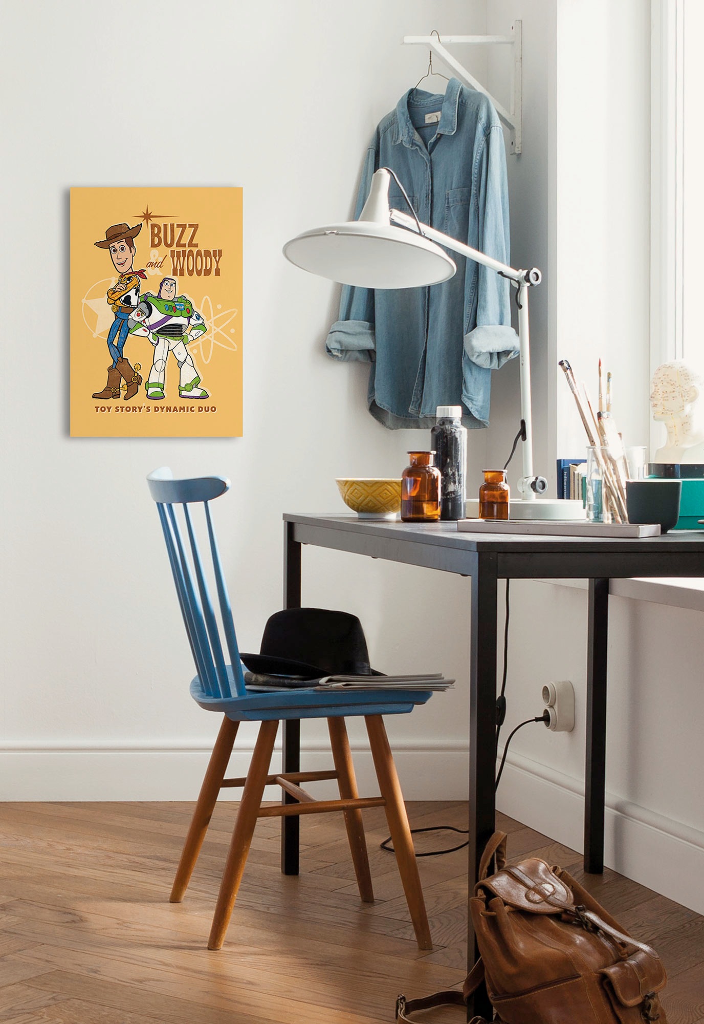 Komar Leinwandbild »Disney and Pixar Toy Story Buzz and Woody«, Disney, (1 St.), 40 x 60 cm (Breite x Höhe) - Kinderzimmer, Dekoration