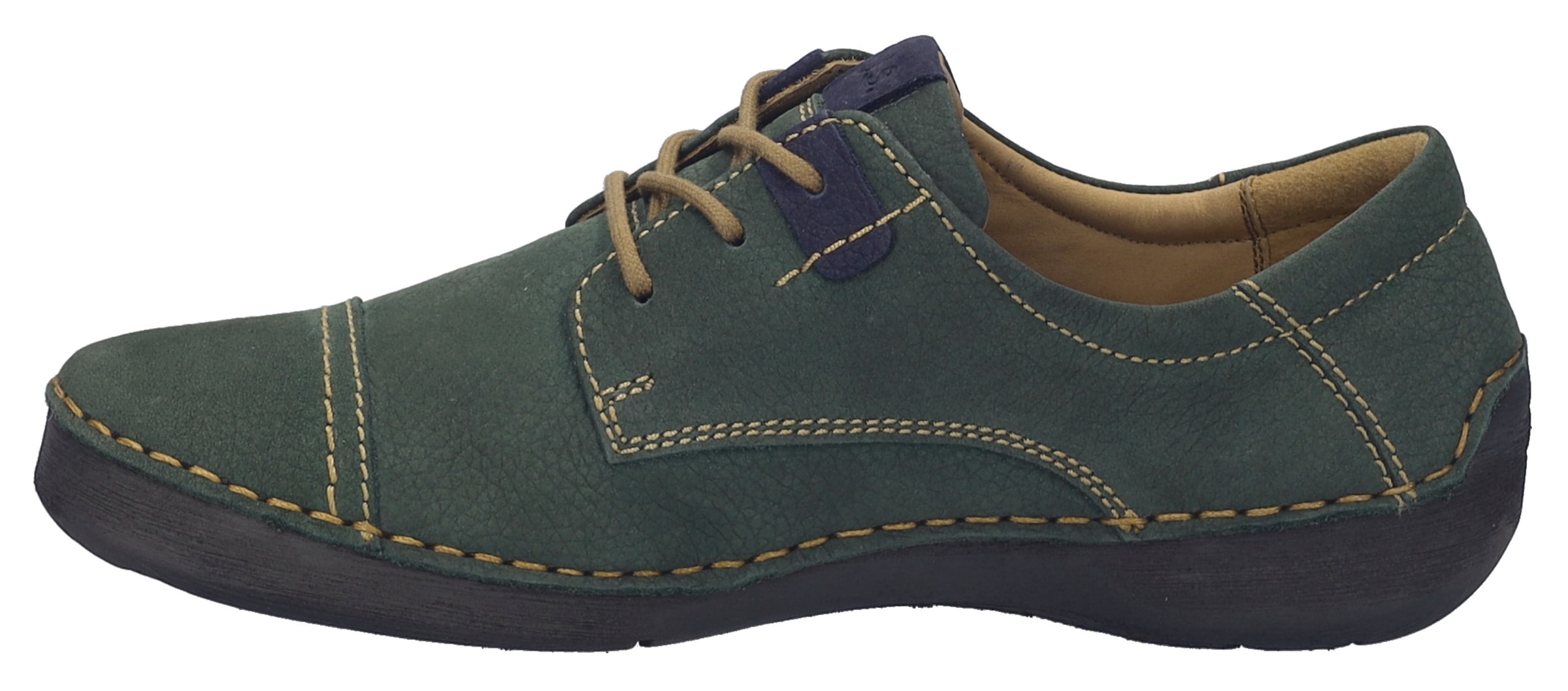 Josef Seibel Schnürschuh »Fergey 41«  , Freizeitschuh, Halbschuh, Komfortschuh mit Wechselfußbett, G-Weite