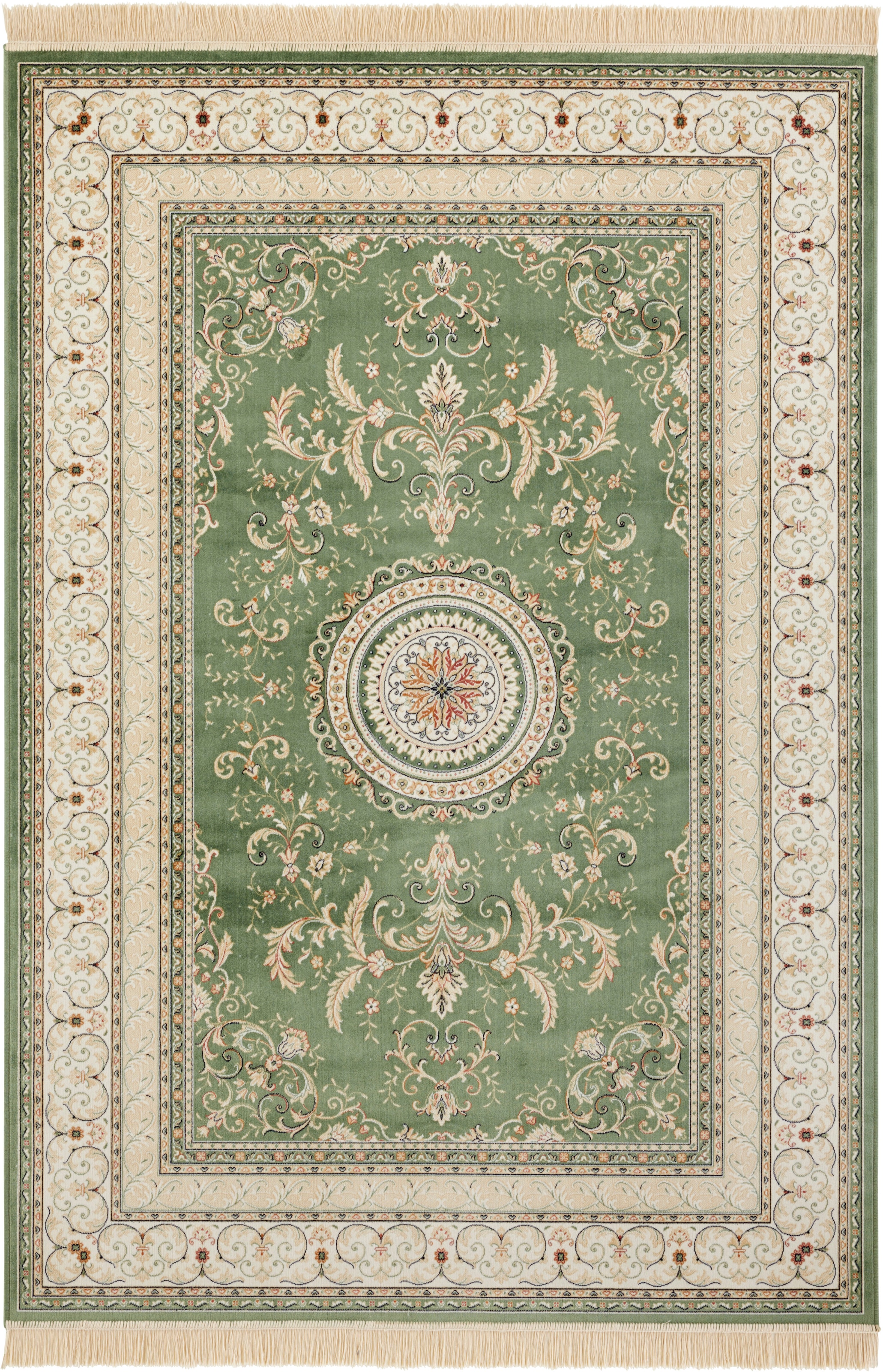 Teppich »Antik Negar«, rechteckig, Orientalisch mit Fransen, Orient, Wohnzimmer,...