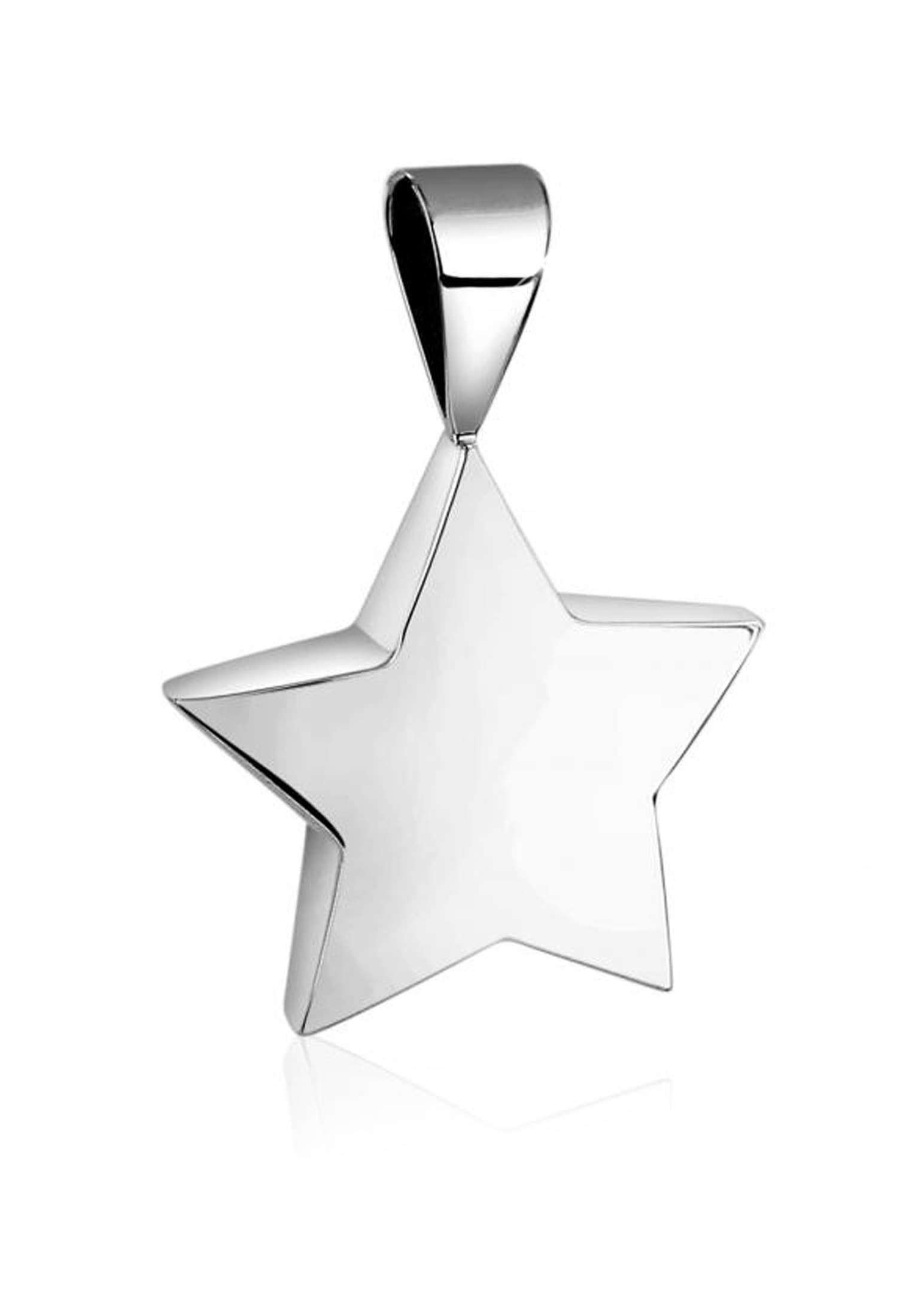 Amulett »Anhänger Stern Star Astro Basic Trend Symbol 925 Silber«