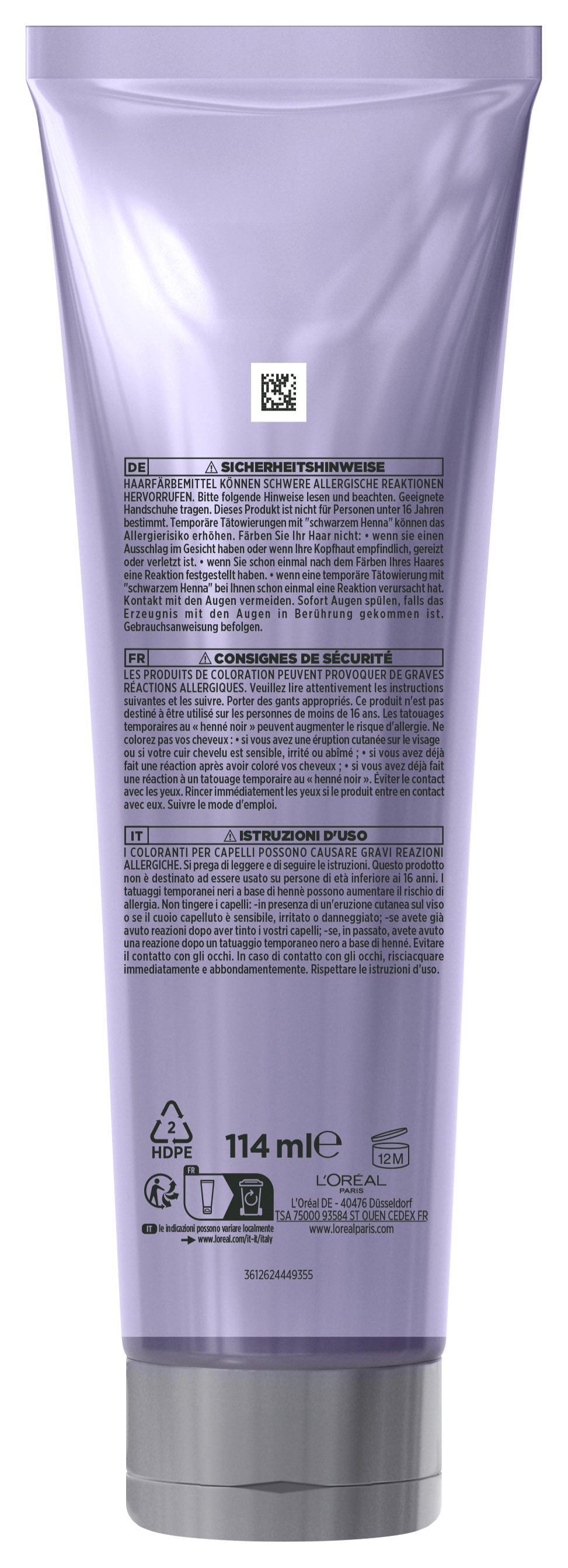 L'ORÉAL PARIS Coloration »L'Oréal Paris Cool Silver Pflegetönung«, Natürlich wirkender Silberglanz für graues Haar, mit Anti-Gelbstich.