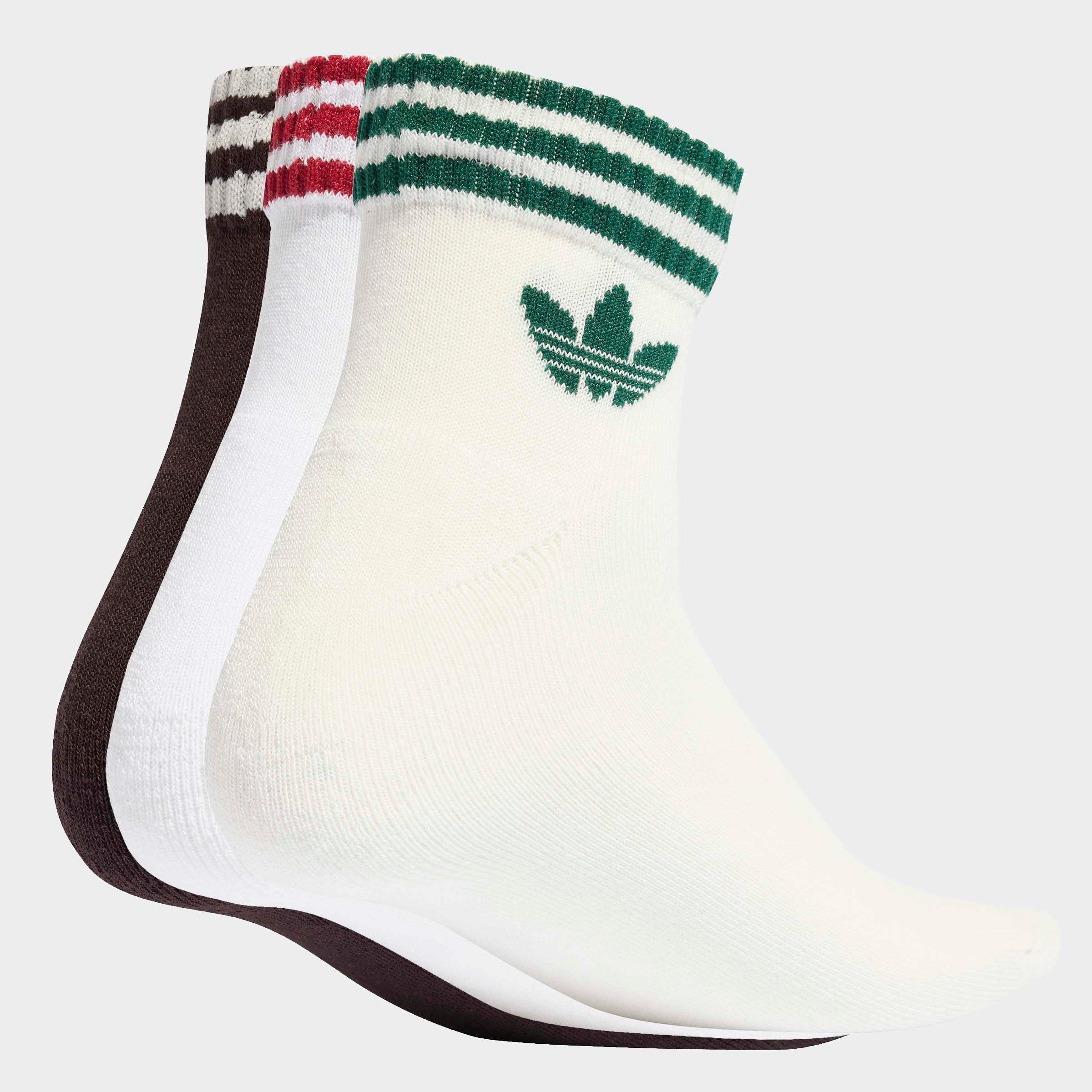 adidas Originals Sportsocken »3-STREIFEN ANKLE, 3 PAAR« 3 Paar tlg. für vielseitige Aktivitäten, knöchellang