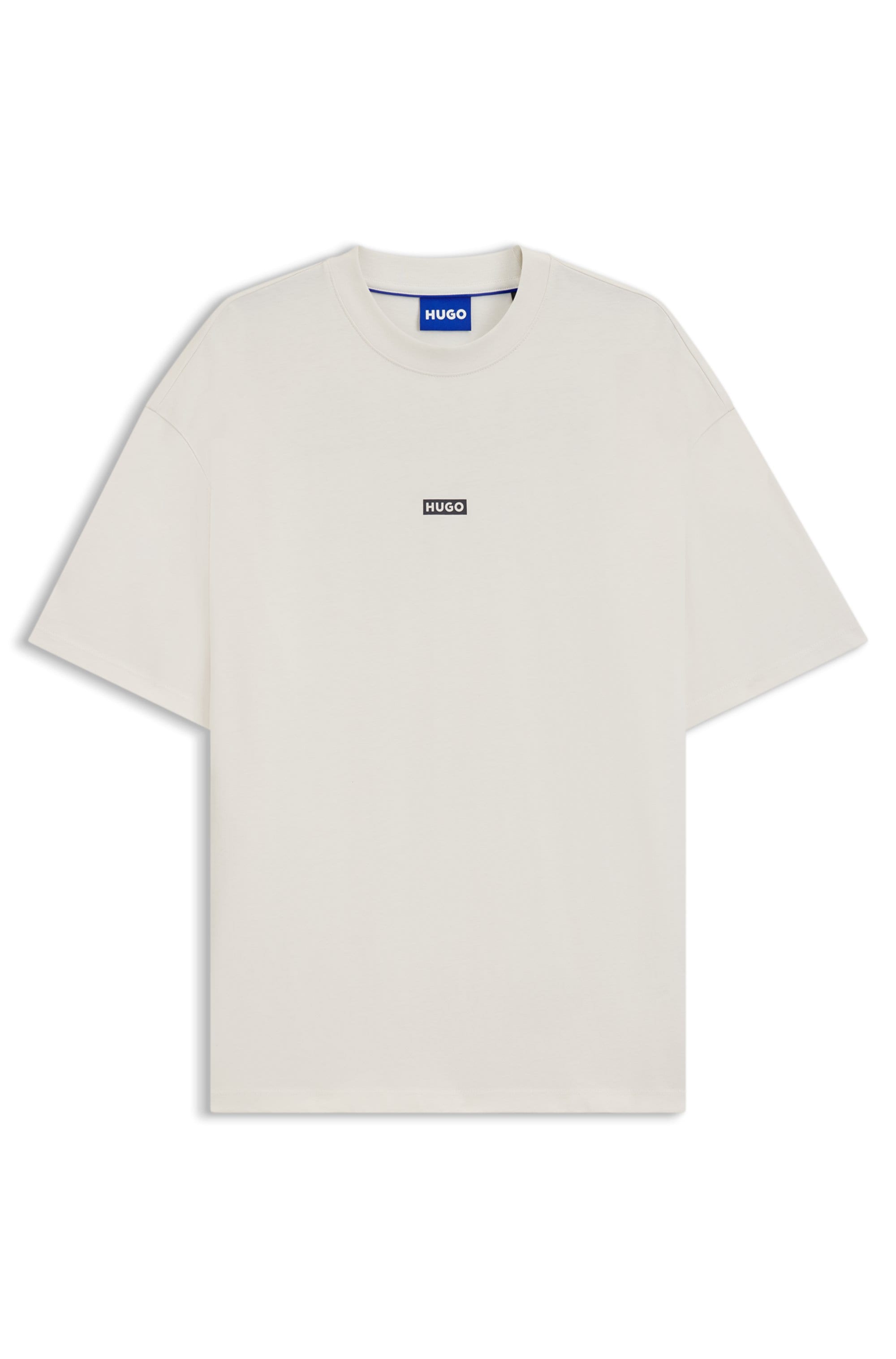 HUGO Blue T-Shirt »Nalono«, mit Logodruck, Oversized Look mit Backprint