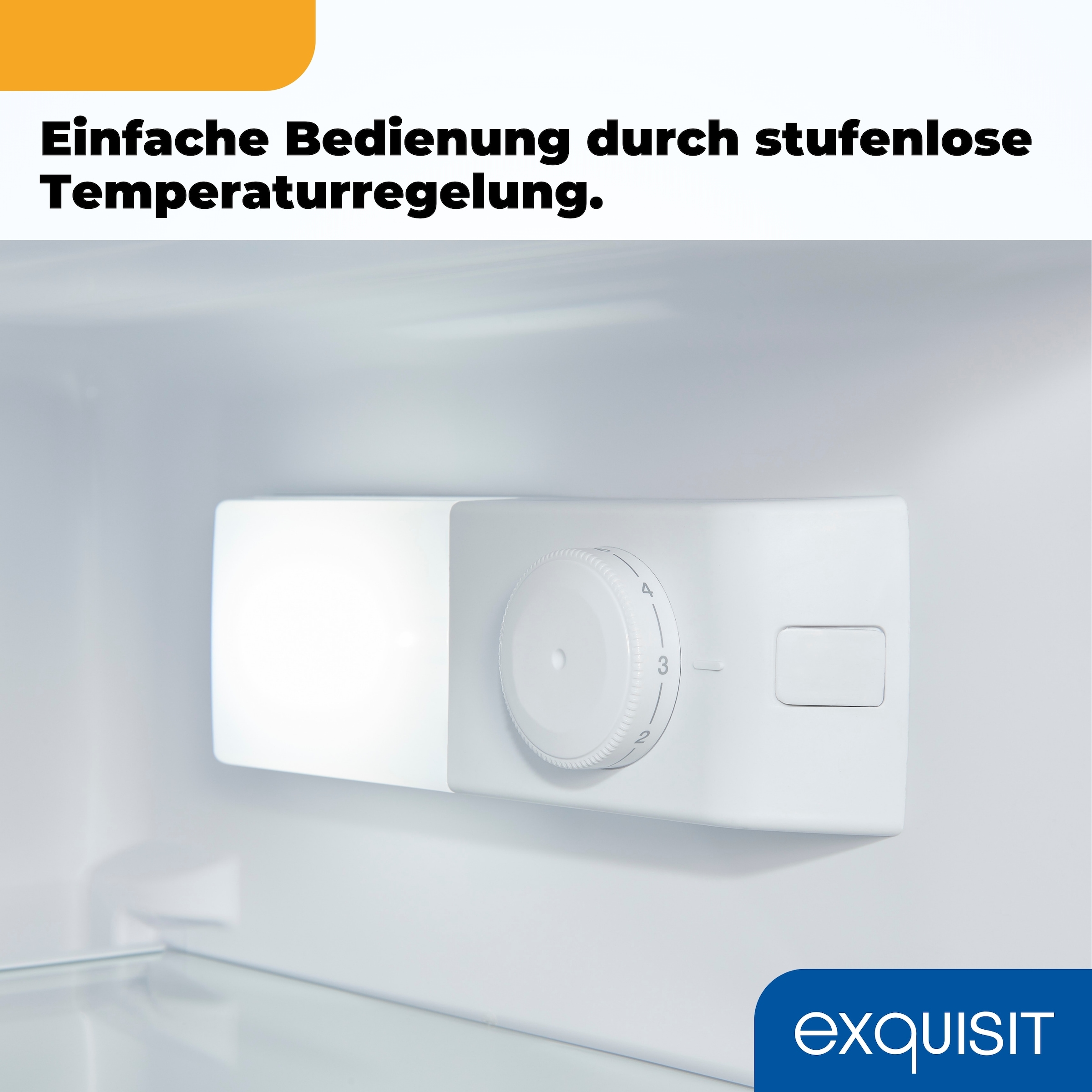 exquisit Kühl-/Gefrierkombination KGC232-60-E-040C weiss »KGC232-60-E-040C weiss« 142,5 cm hoch 49,5 cm breit