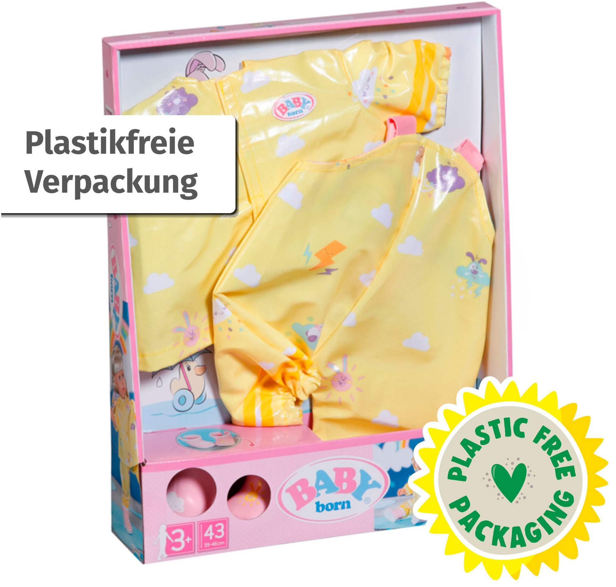 Baby Born Puppenkleidung »Deluxe Regen-Outfit 43 cm«