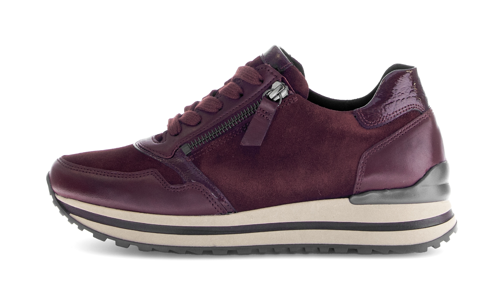 Gabor Plateausneaker »TIURIN«  , Schnürschuh, Halbschuh, Komfortschuh Weite H (= sehr weit)